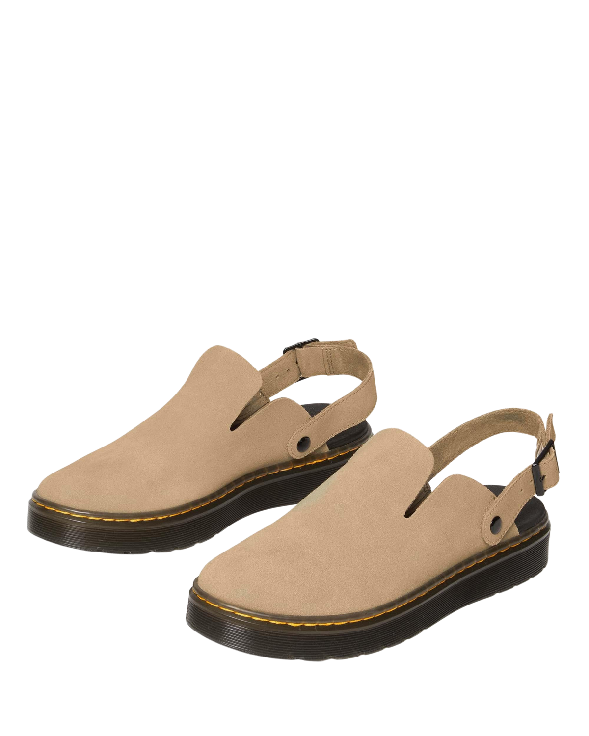 Zuecos Carlson de gamuza Savannah Tan
