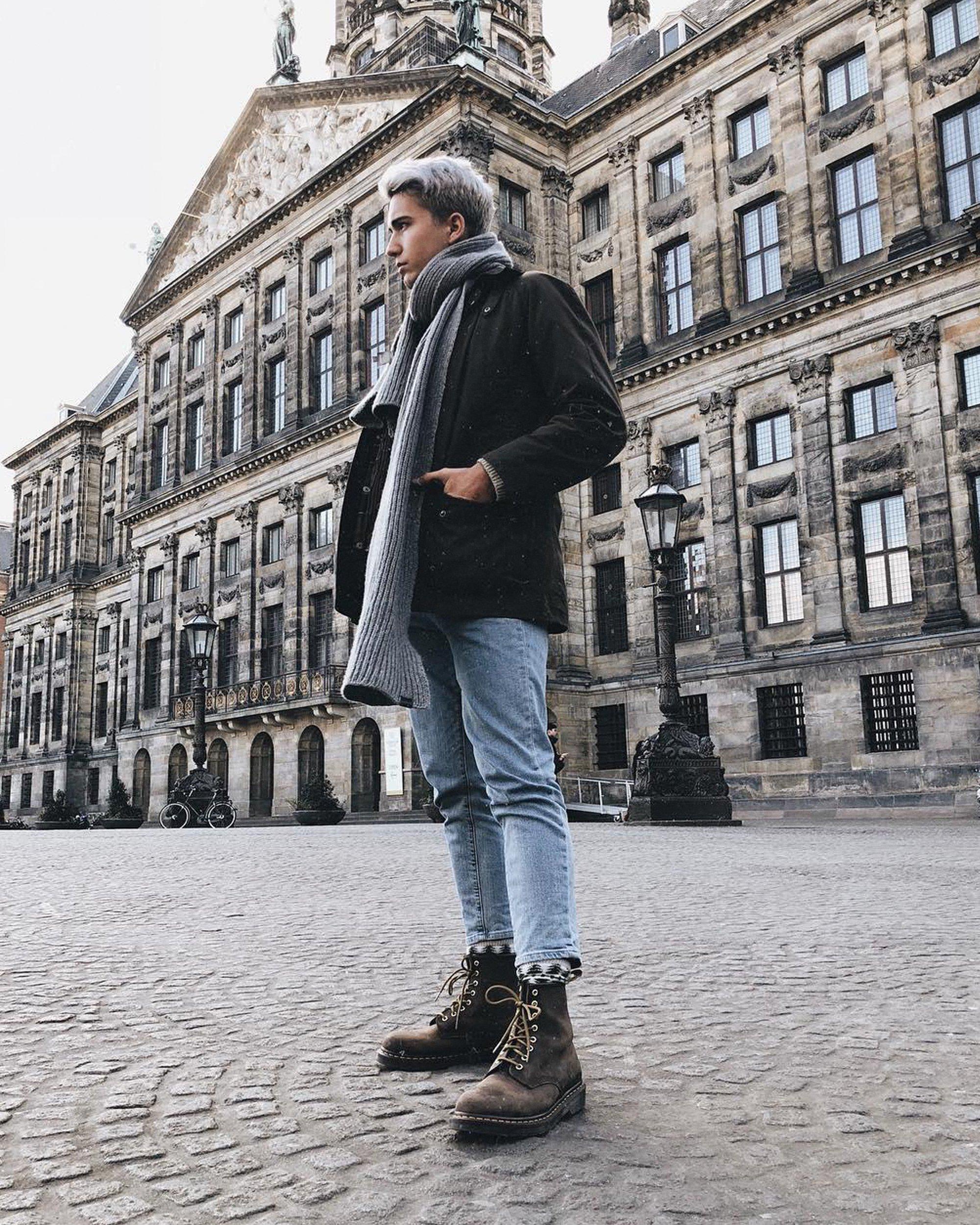 Botas 1460 de piel Crazy Horse