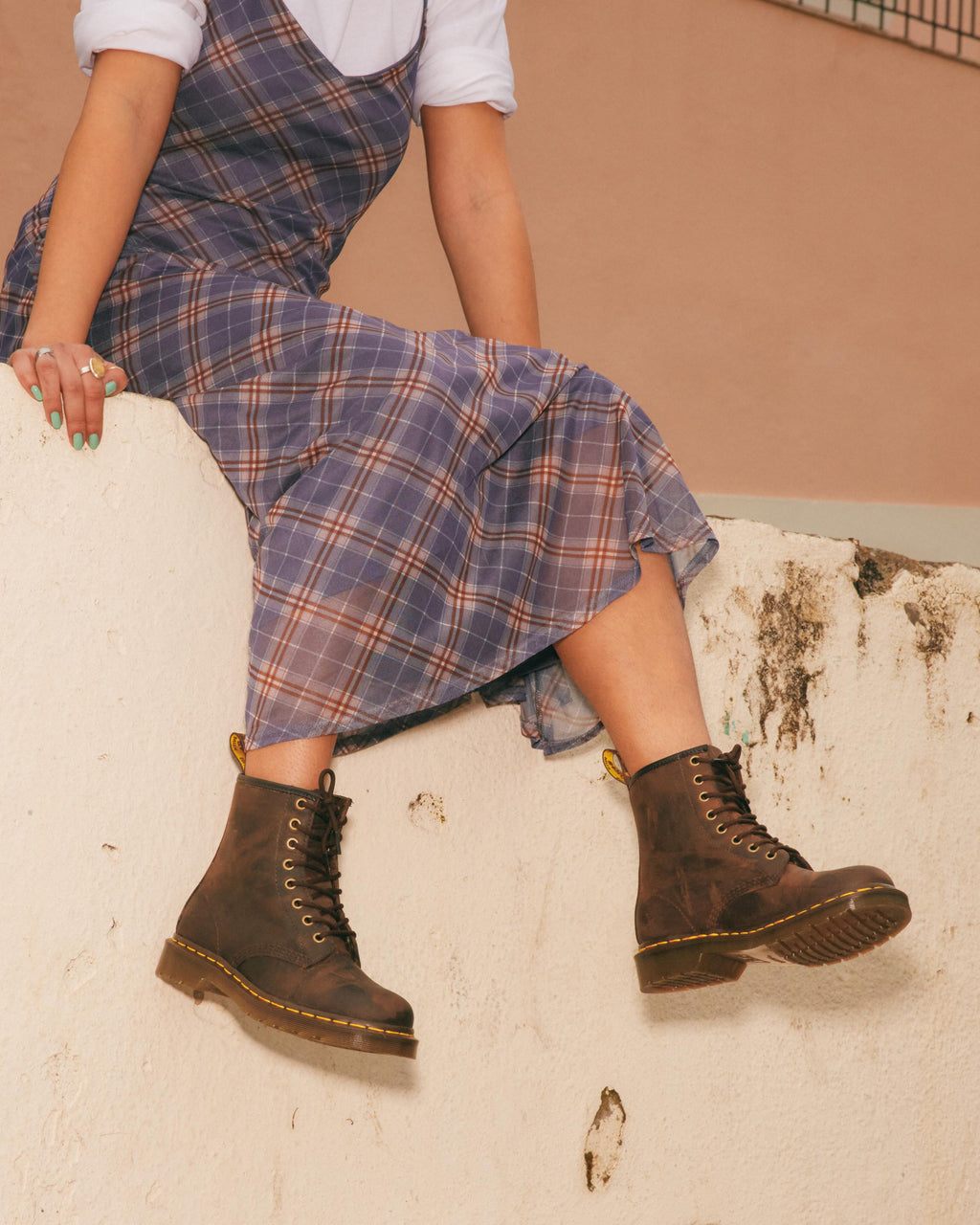 Botas 1460 de piel Crazy Horse Dr. Martens - vista superior