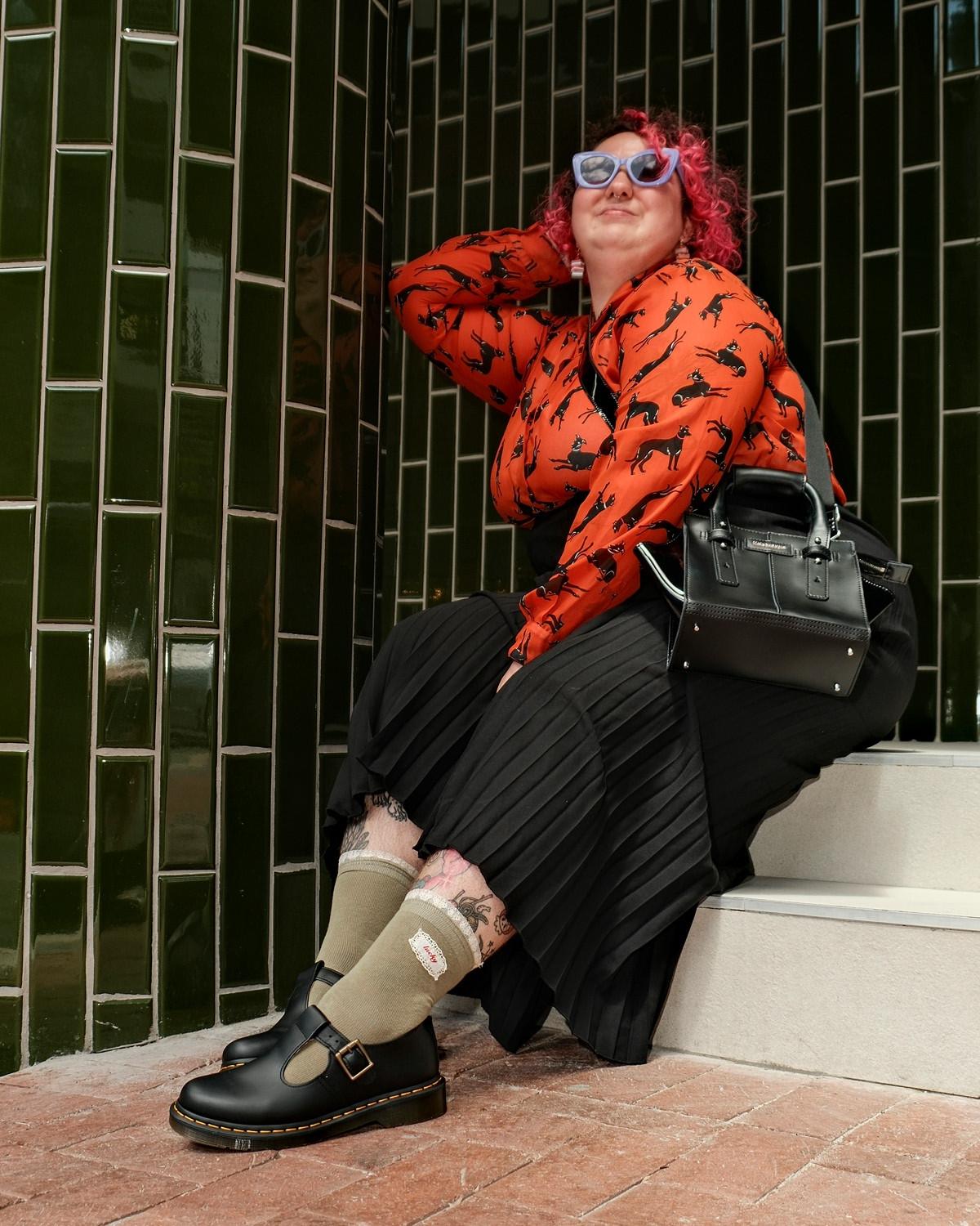 Merceditas Polley de cuero Smooth