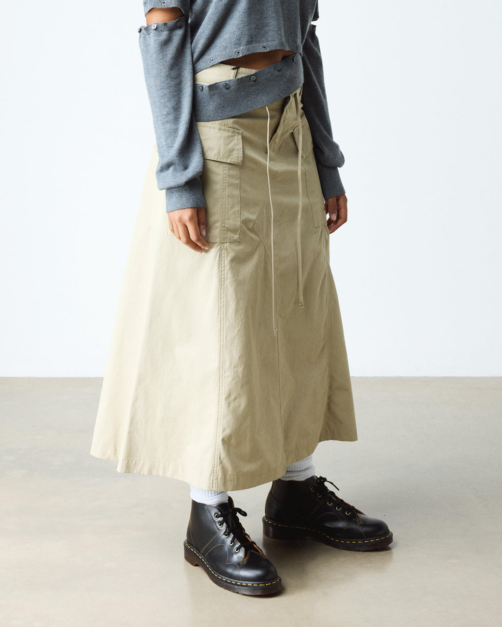 Botines Church Yellow Stich Vintage en piel Dr. Martens - vista lateral