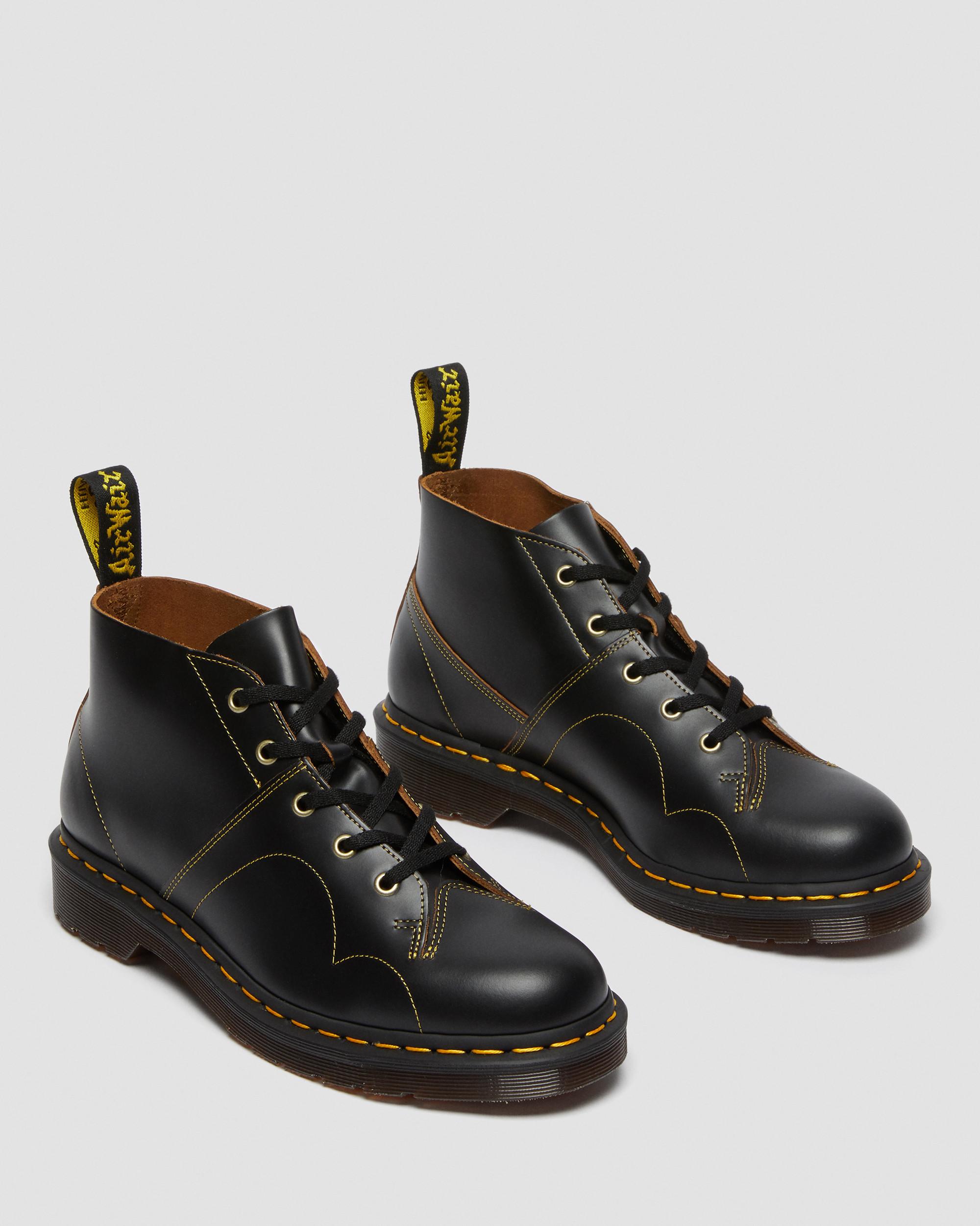 Botines Church Yellow Stich Vintage en piel