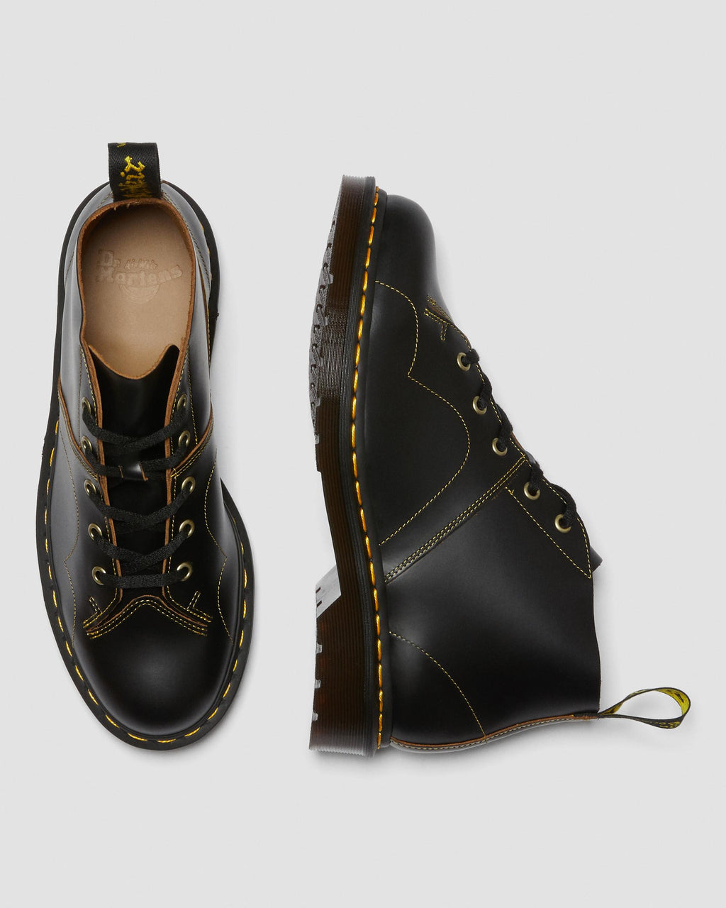 Botines Church Yellow Stich Vintage en piel Dr. Martens - imagen 9