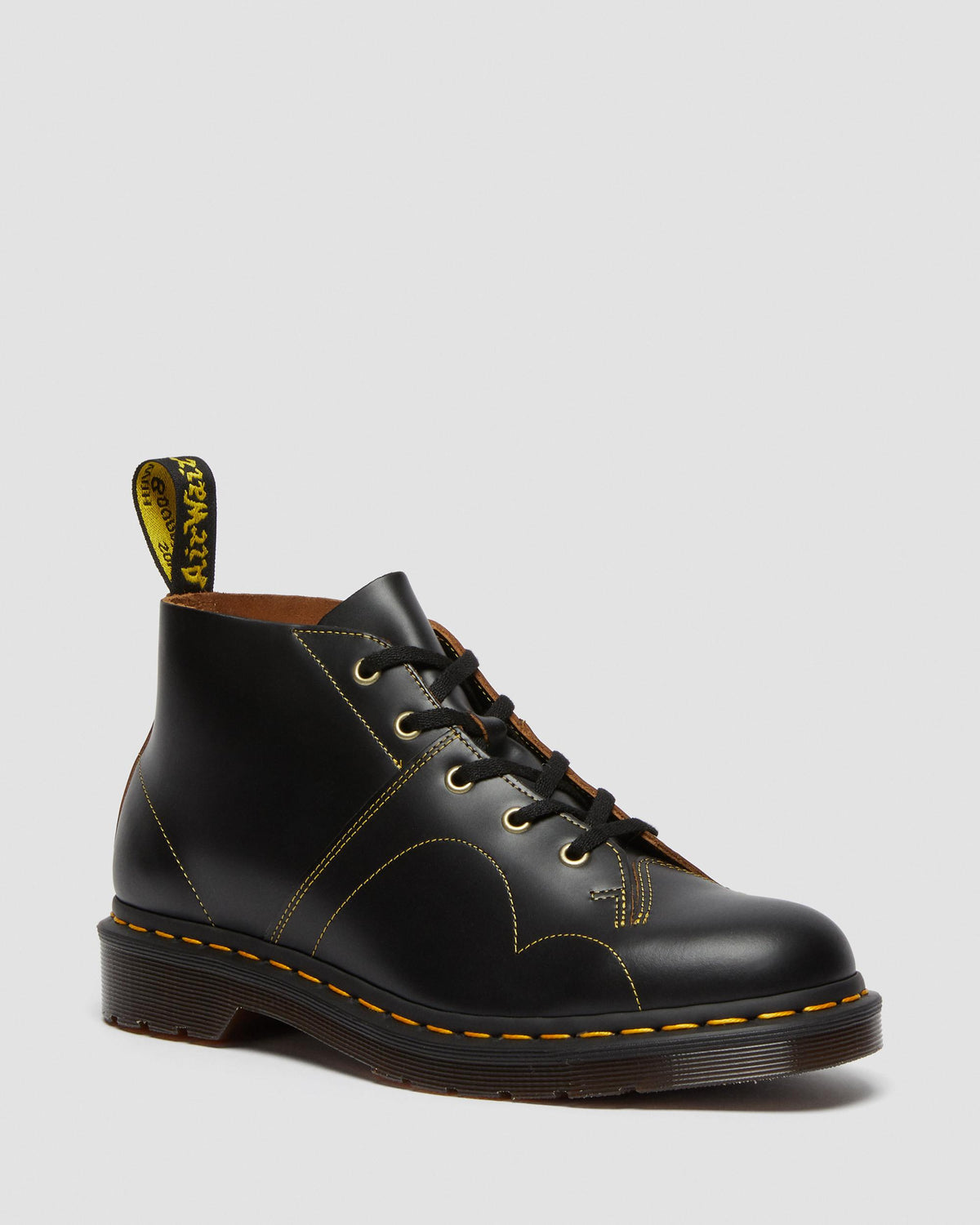 Botines Church Yellow Stich Vintage en piel
