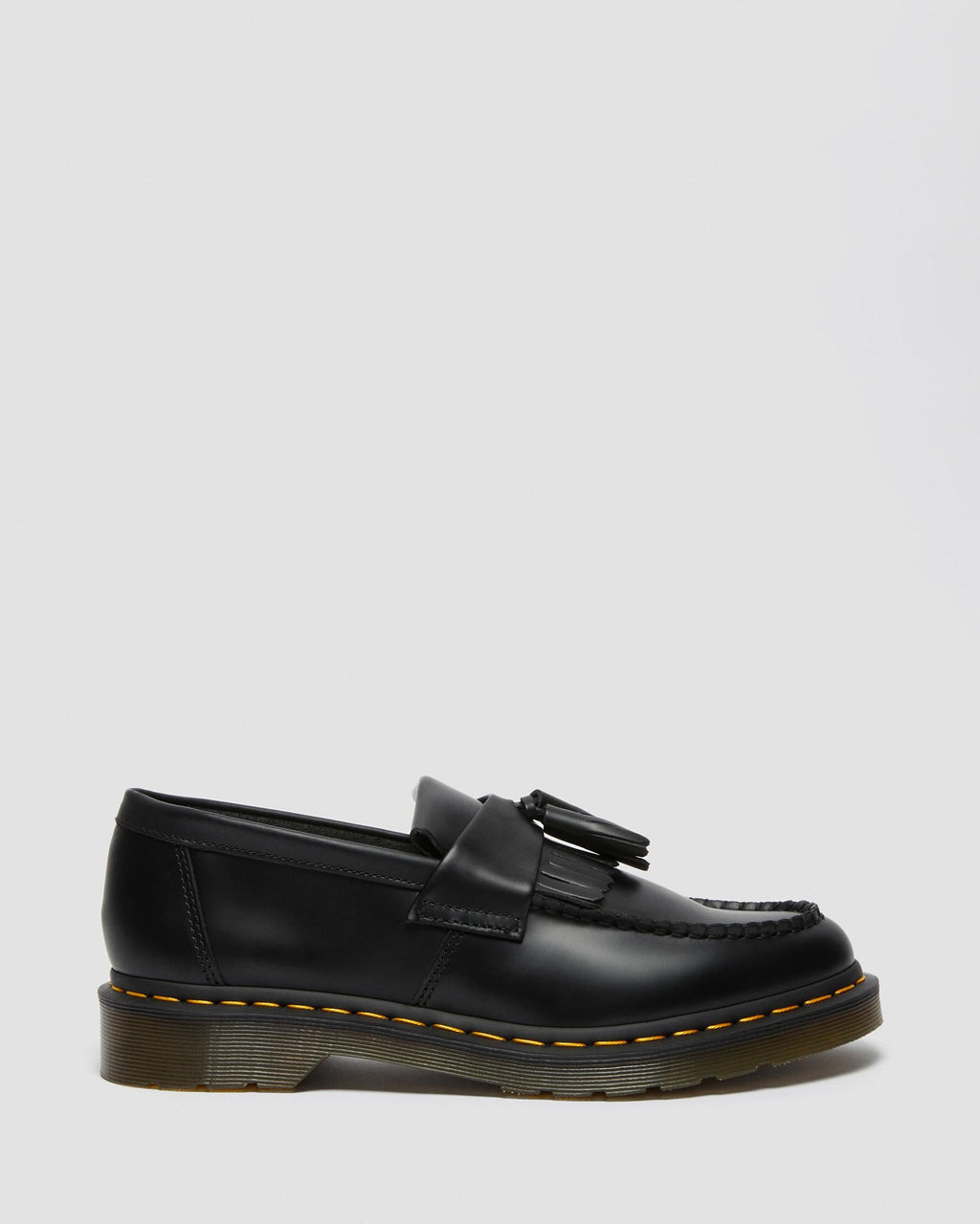 Mocasines Adrian Yellow Stitch de cuero Smooth con borla