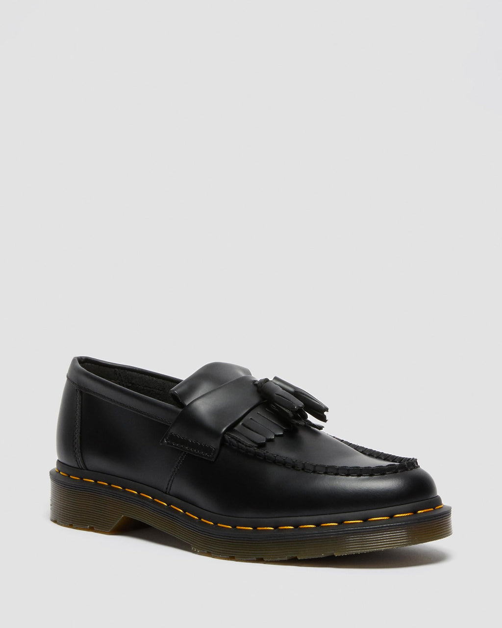 Mocasines Adrian Yellow Stitch de cuero Smooth con borla