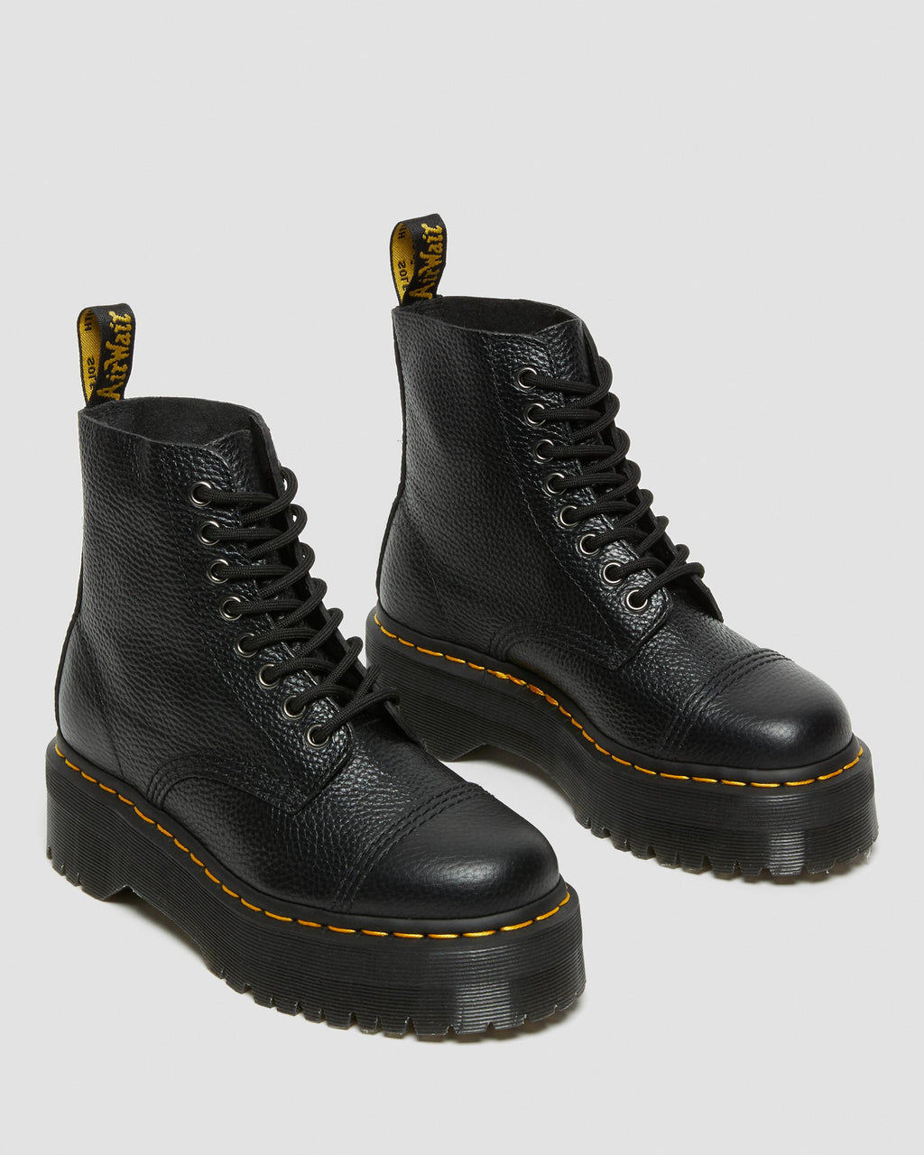 Botas con plataforma Sinclair de cuero Milled Nappa Dr. Martens - imagen 5