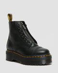 Botas con plataforma Sinclair de cuero Milled Nappa Dr. Martens - vista frontal