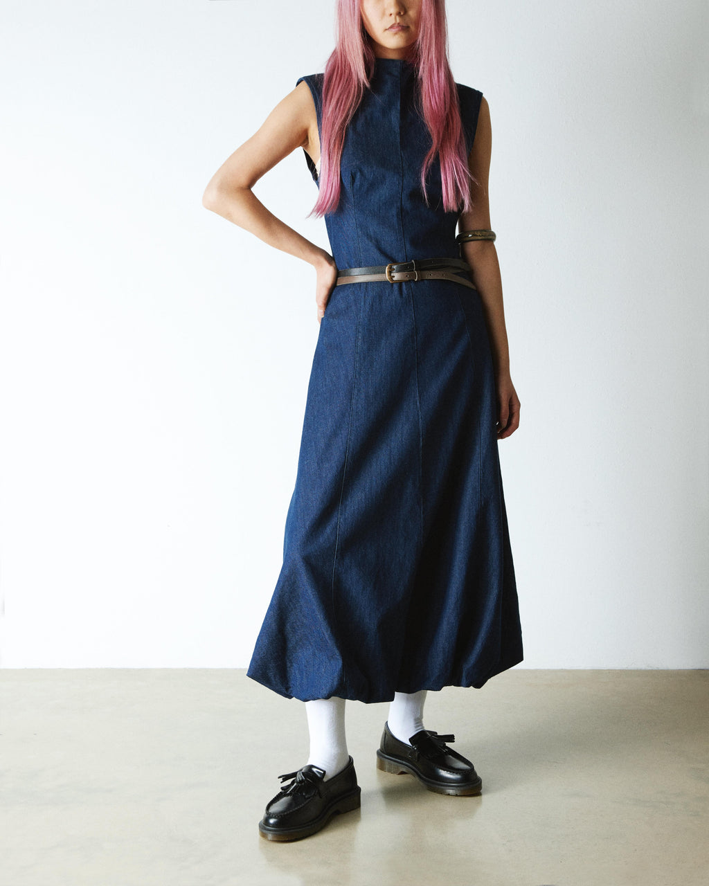 Mocasines Adrian de cuero Smooth con borla Dr. Martens - vista lateral