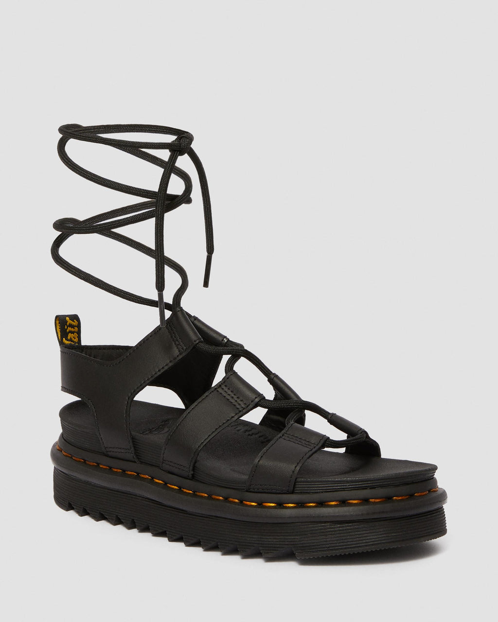 Sandalias Nartilla tipo gladiador de cuero Hydro Dr. Martens - vista frontal