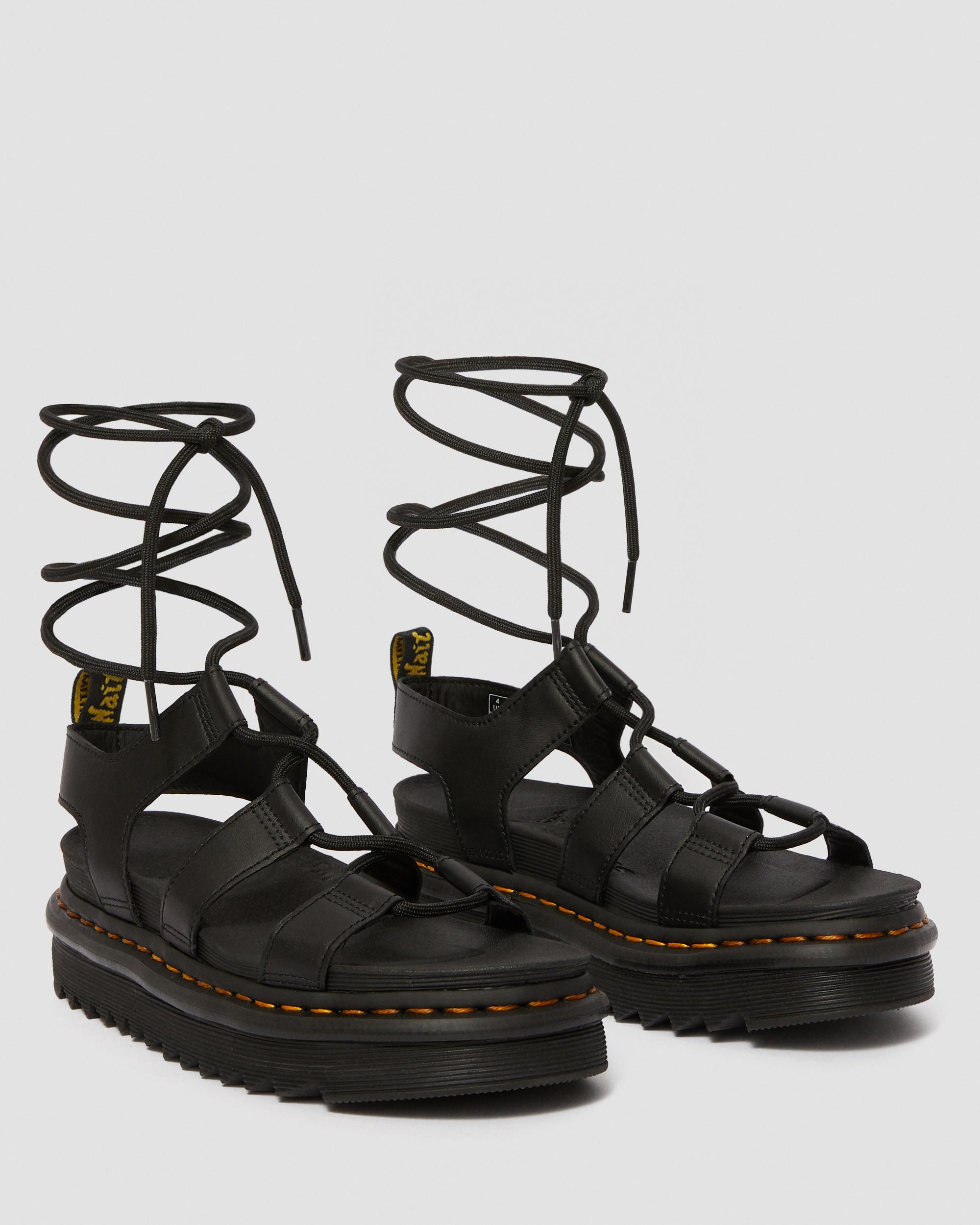 Sandalias Nartilla tipo gladiador de cuero Hydro