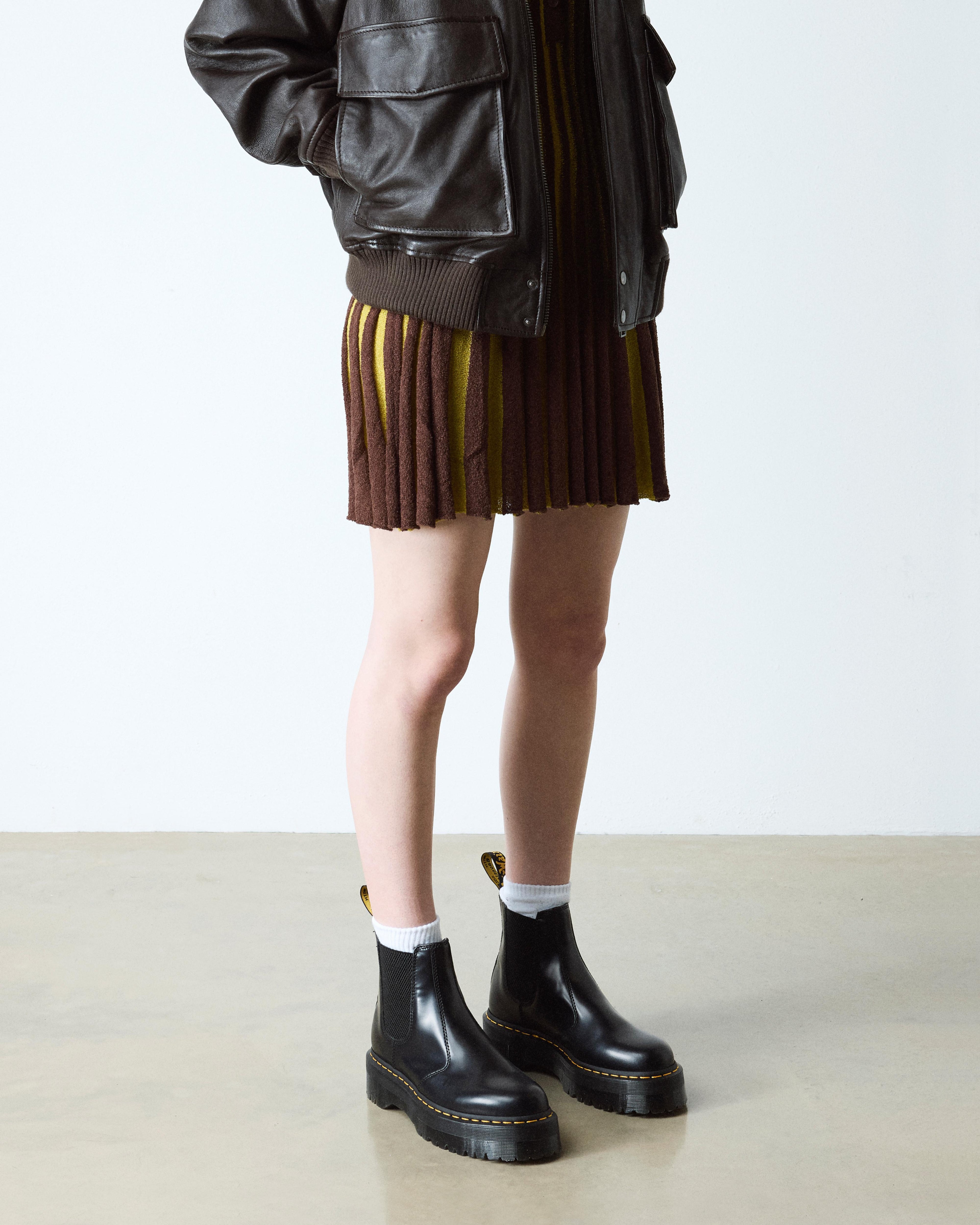 Botas Chelsea con plataforma 2976 Quad de cuero Smooth