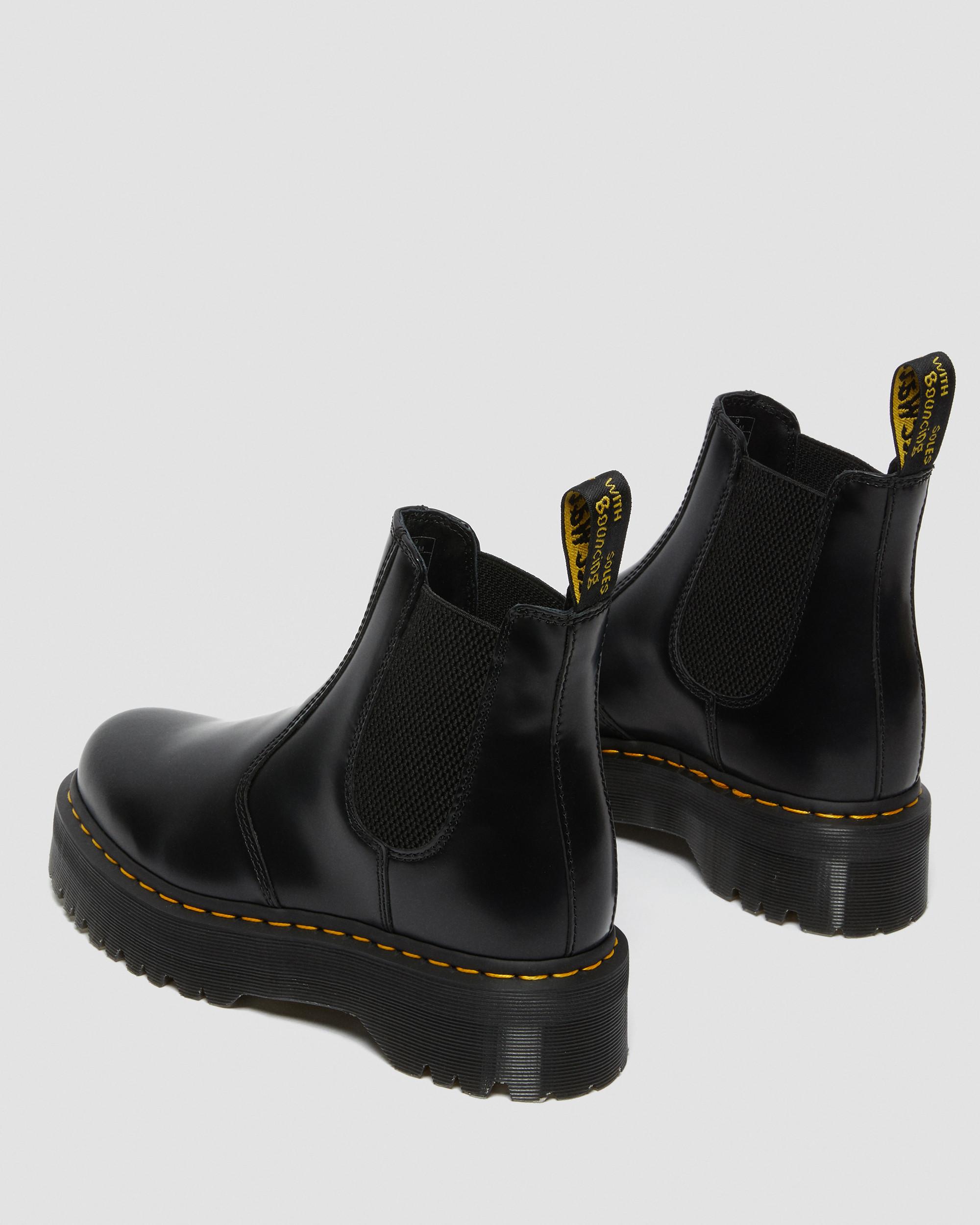 Botas Chelsea con plataforma 2976 Quad de cuero Smooth