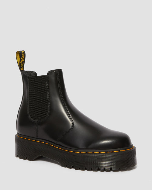 Botas Chelsea con plataforma 2976 Quad de cuero Smooth Dr. Martens - vista frontal