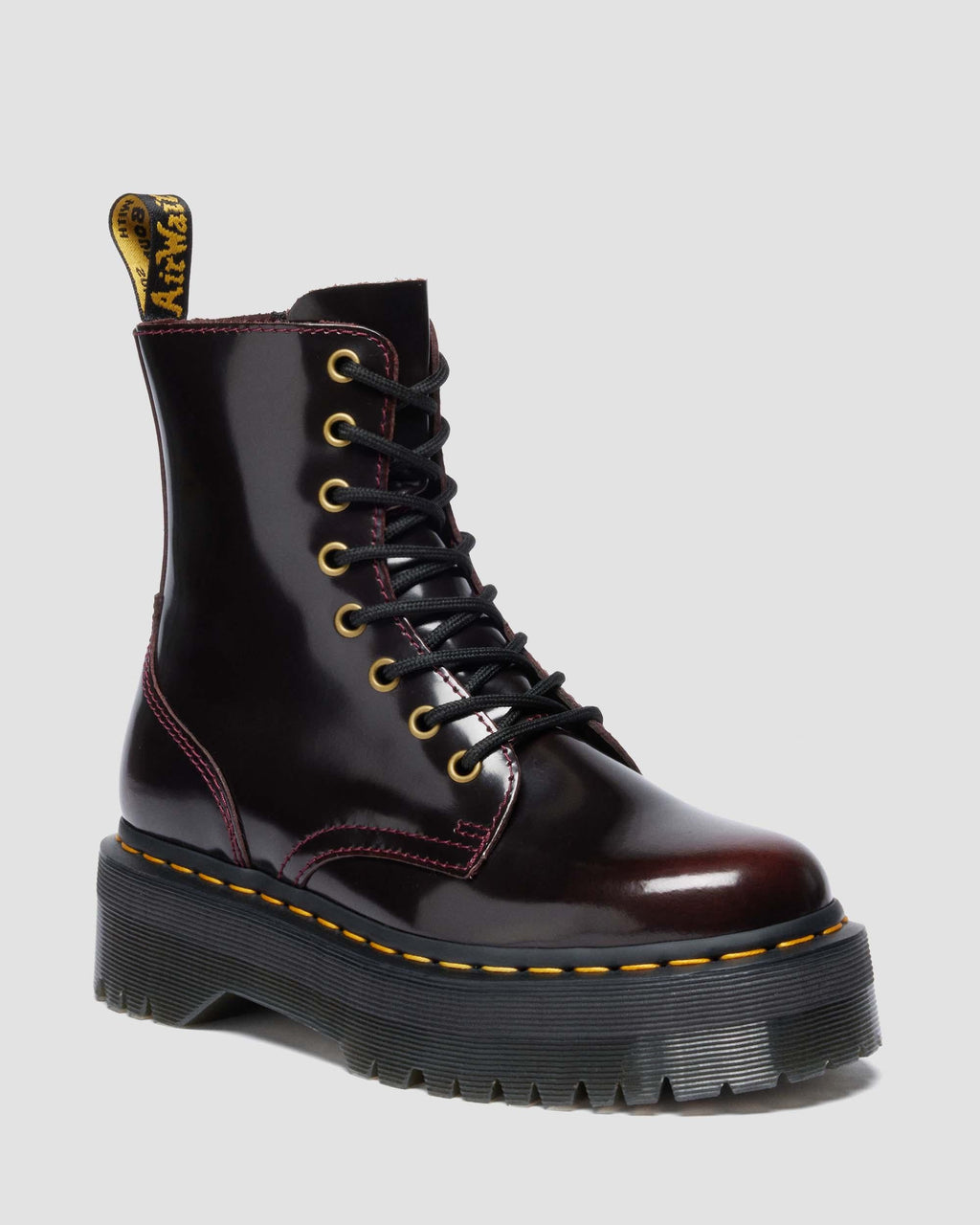 Botas de cuero con plataforma Jadon Arcadia Dr. Martens - vista frontal