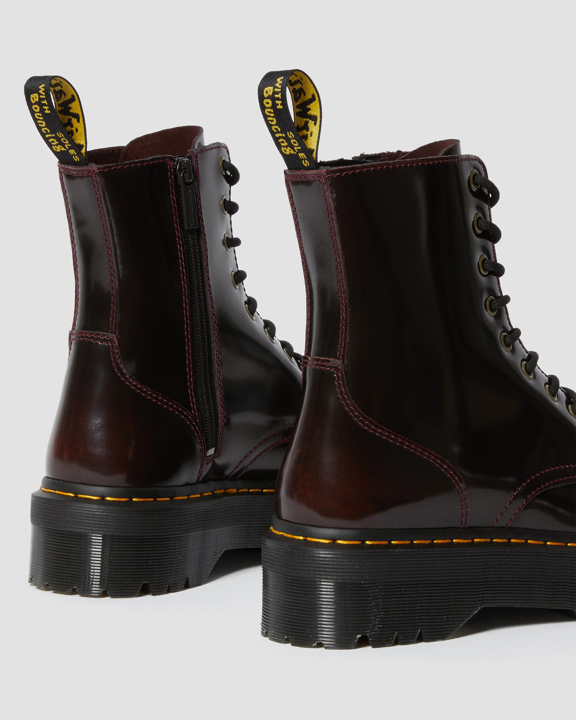 Botas de cuero con plataforma Jadon Arcadia Dr. Martens - vista superior