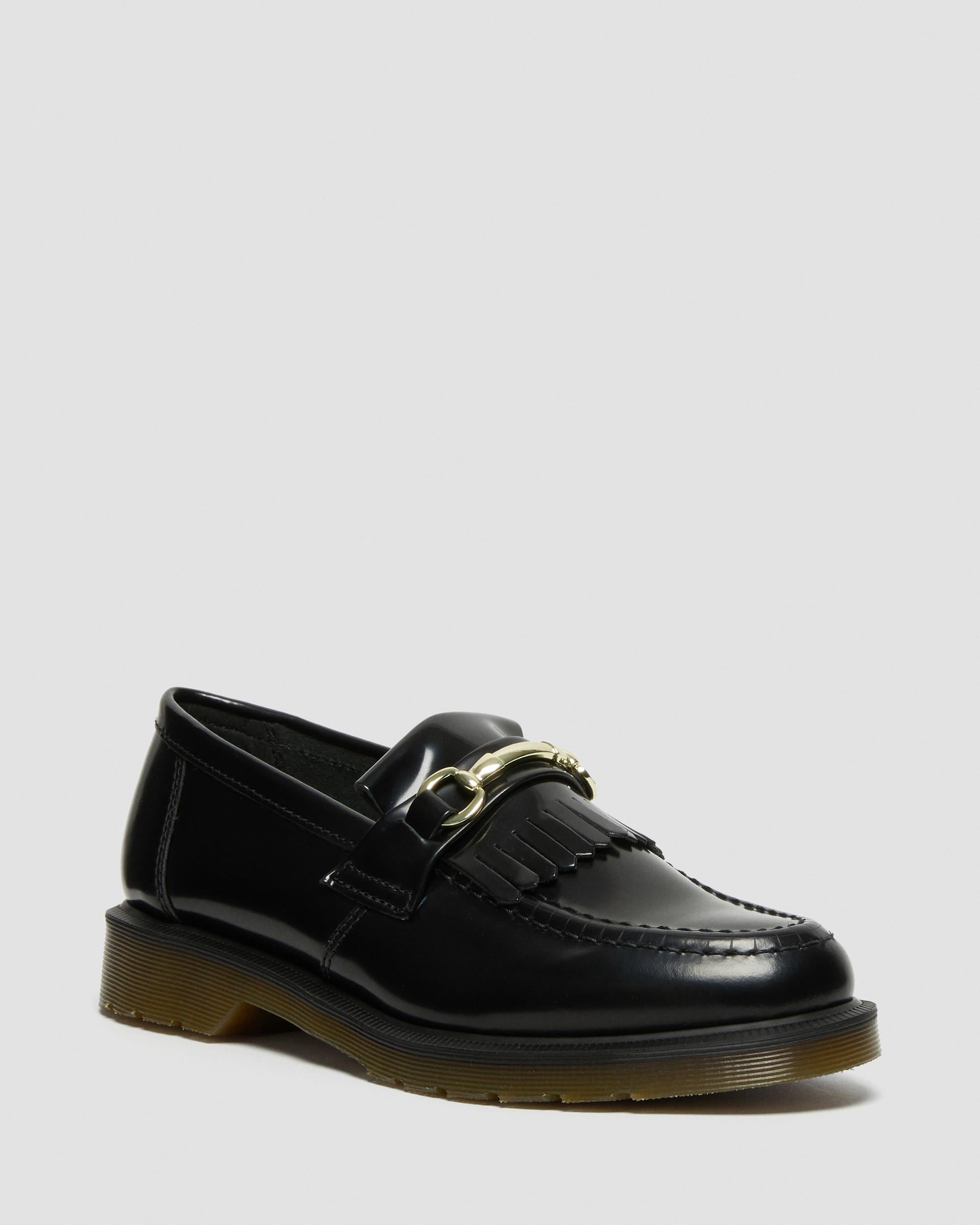 Mocasines Adrian de cuero Smooth con bridón y flecos