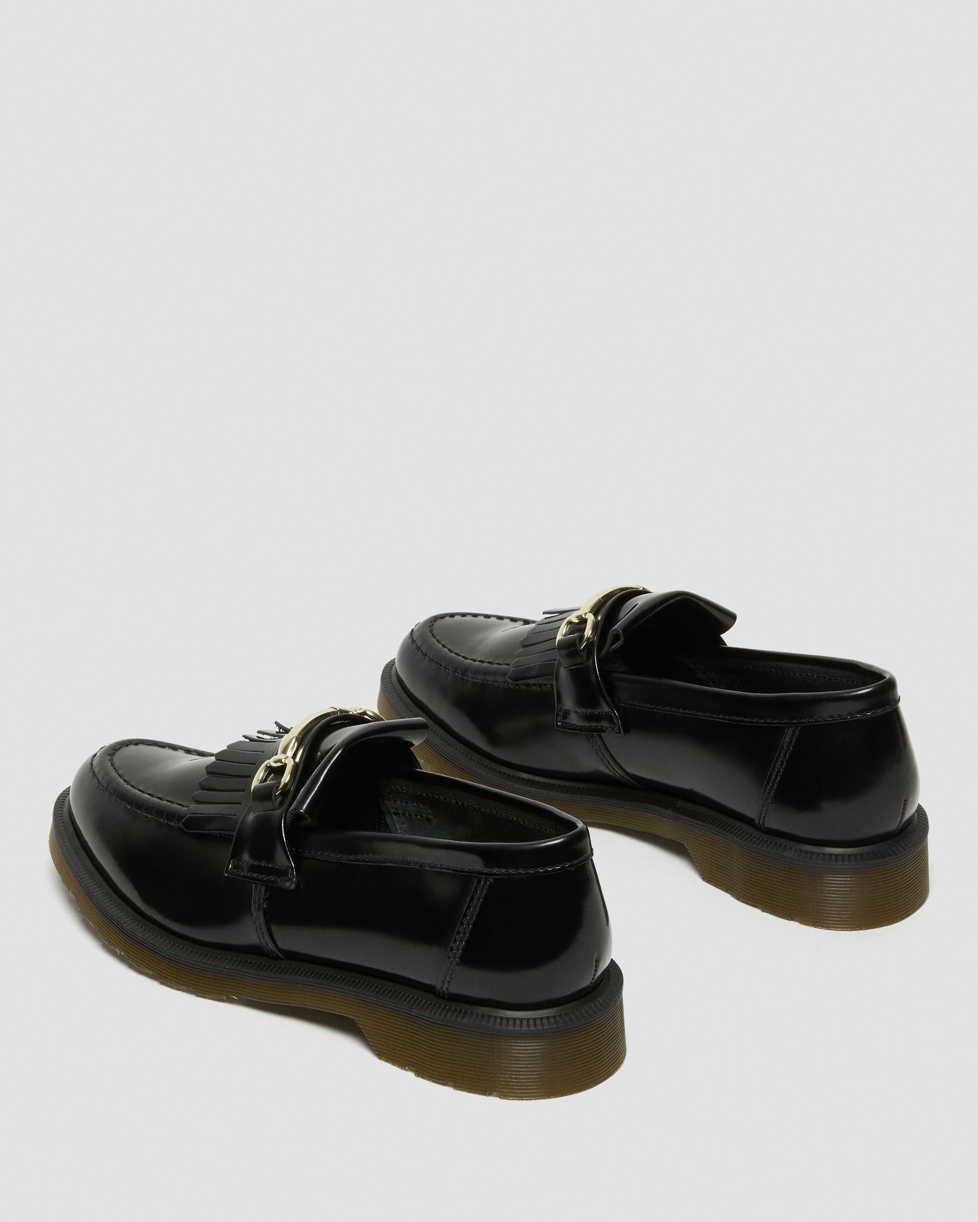 Mocasines Adrian de cuero Smooth con bridón y flecos