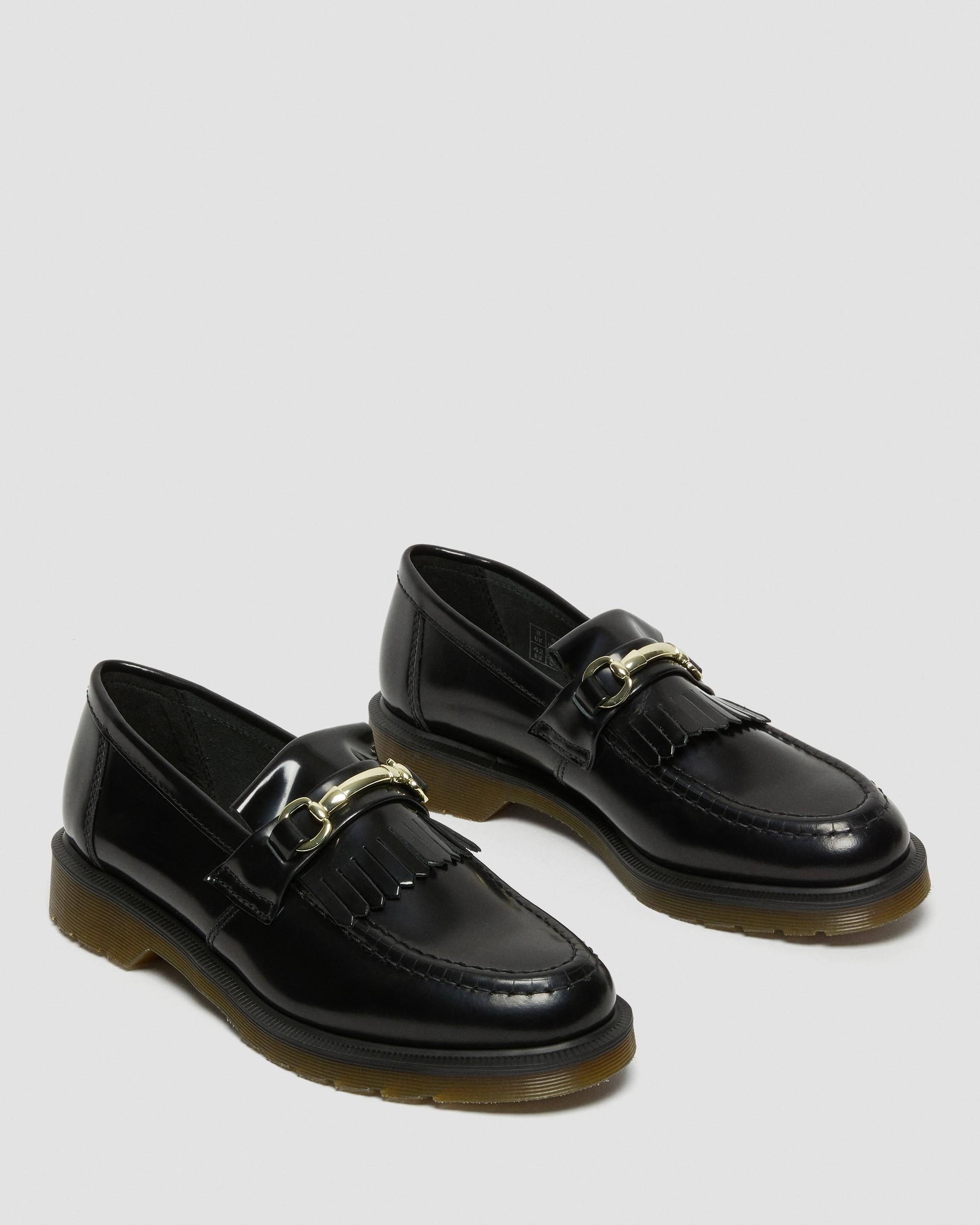 Mocasines Adrian de cuero Smooth con bridón y flecos
