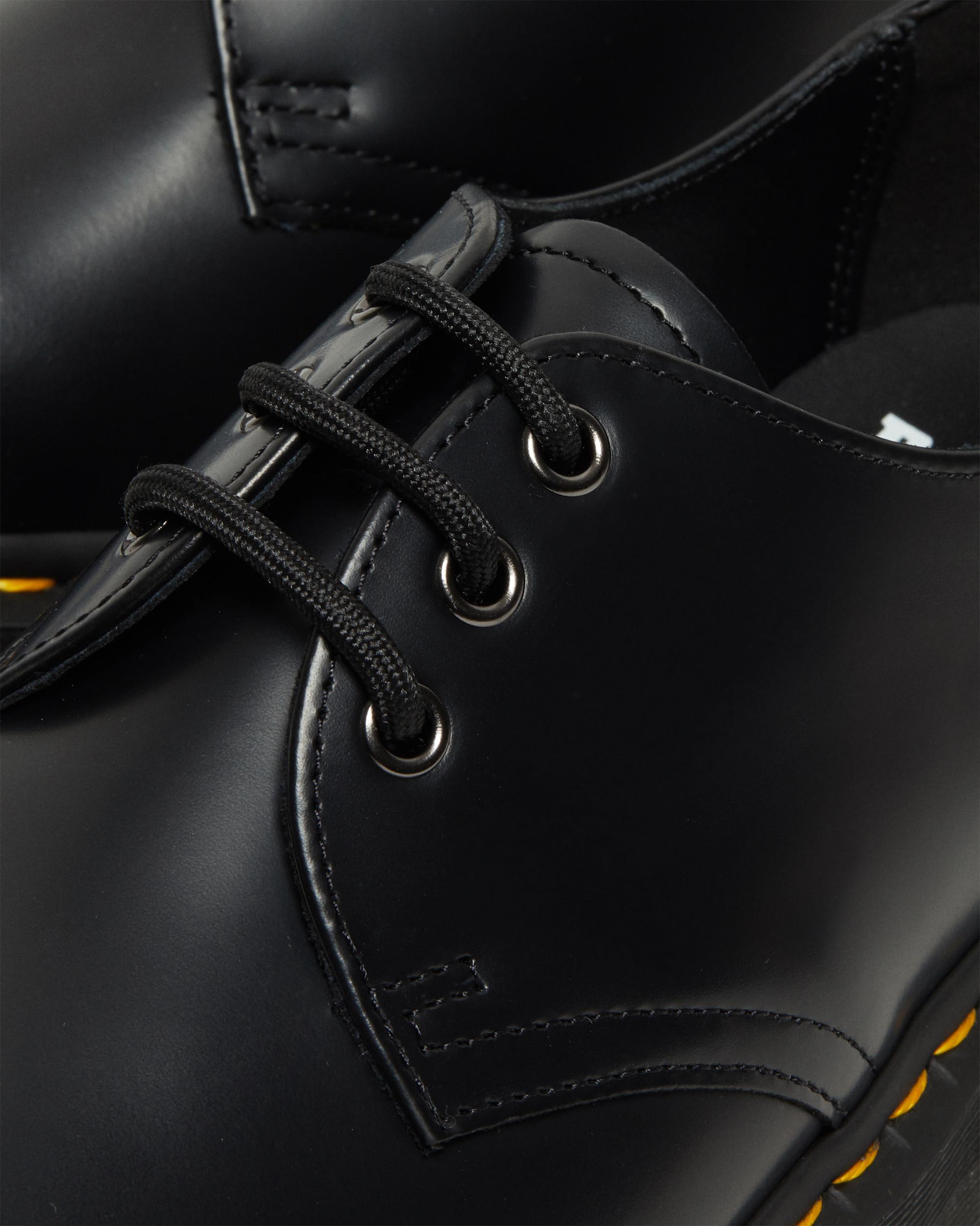 Zapatos con plataforma 1461 Quad de cuero Smooth