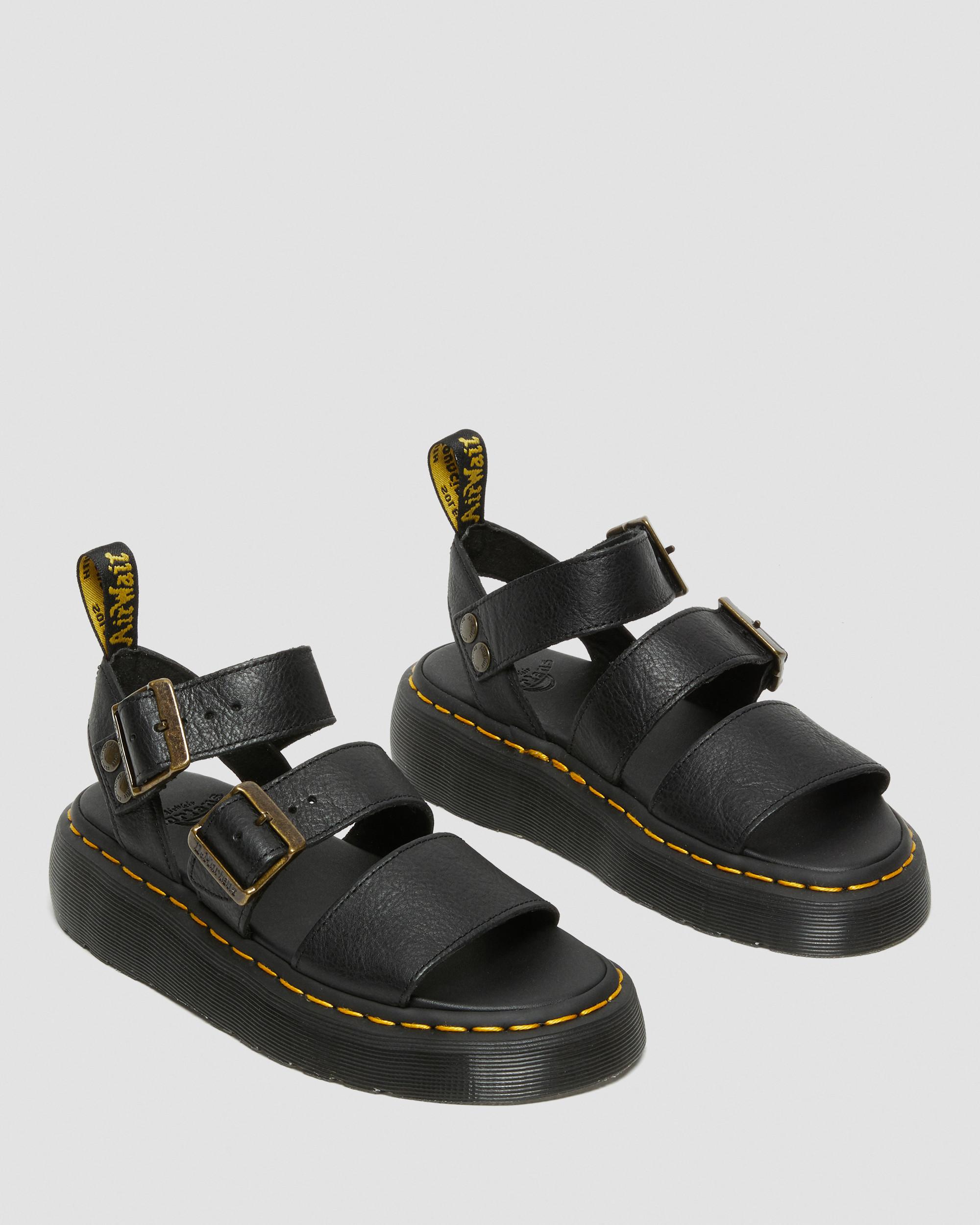 Sandalias con plataforma Gryphon Quad de piel