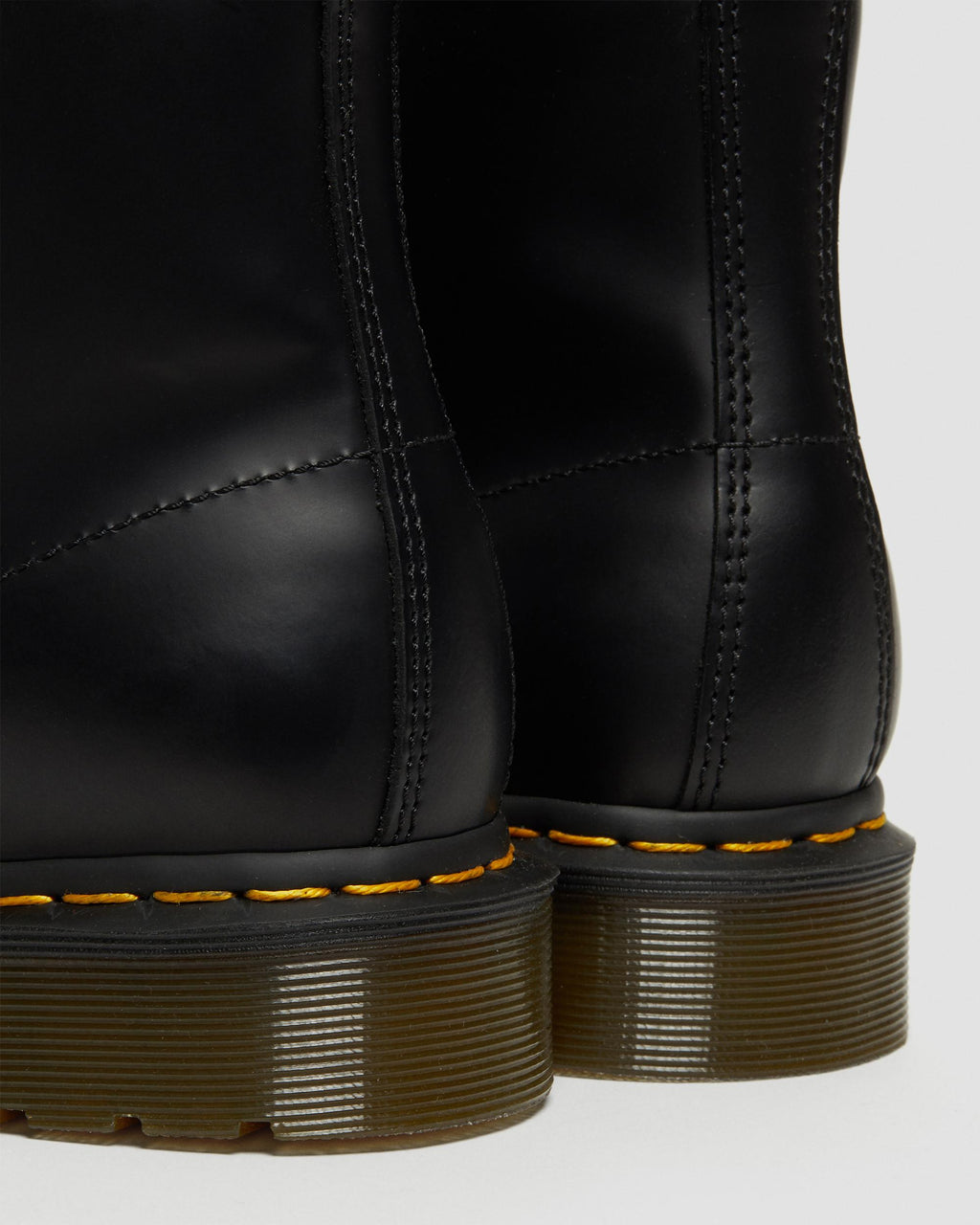 Botines 101 Yellow Stitch de cuero Smooth