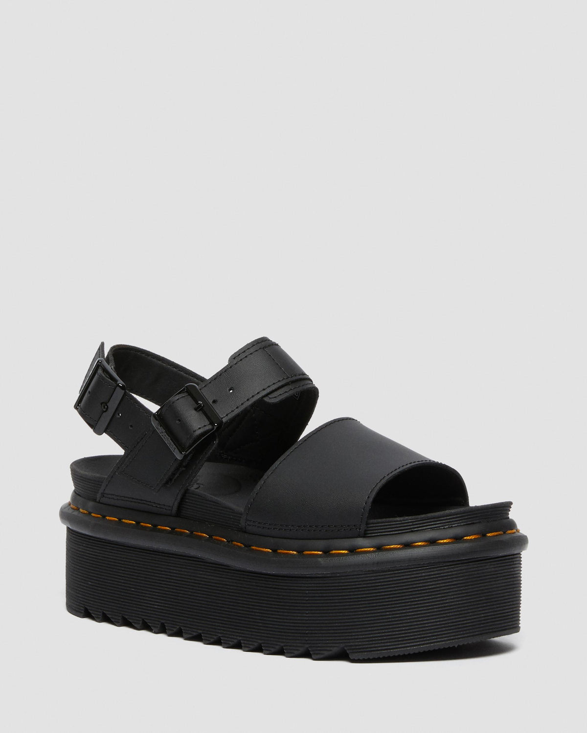 Sandalias de tiras con plataforma Voss Quad en cuero