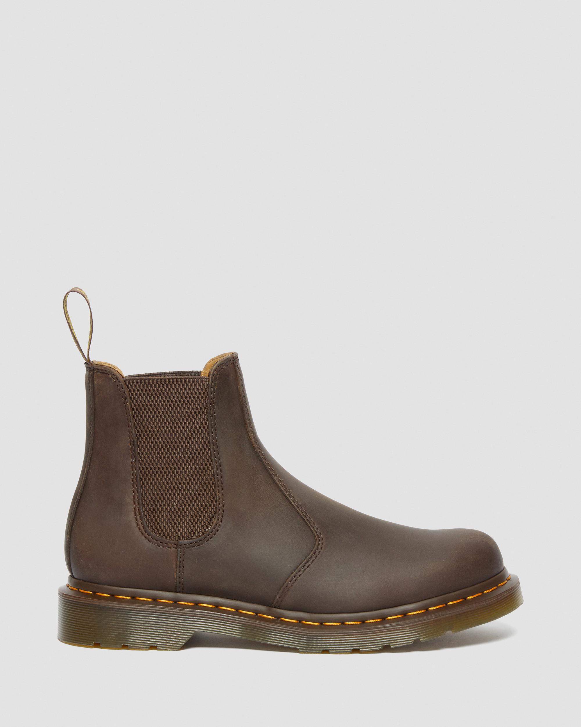 Botas Chelsea 2976 Yellow Stitch de cuero Crazy Horse Dr. Martens - imagen 8