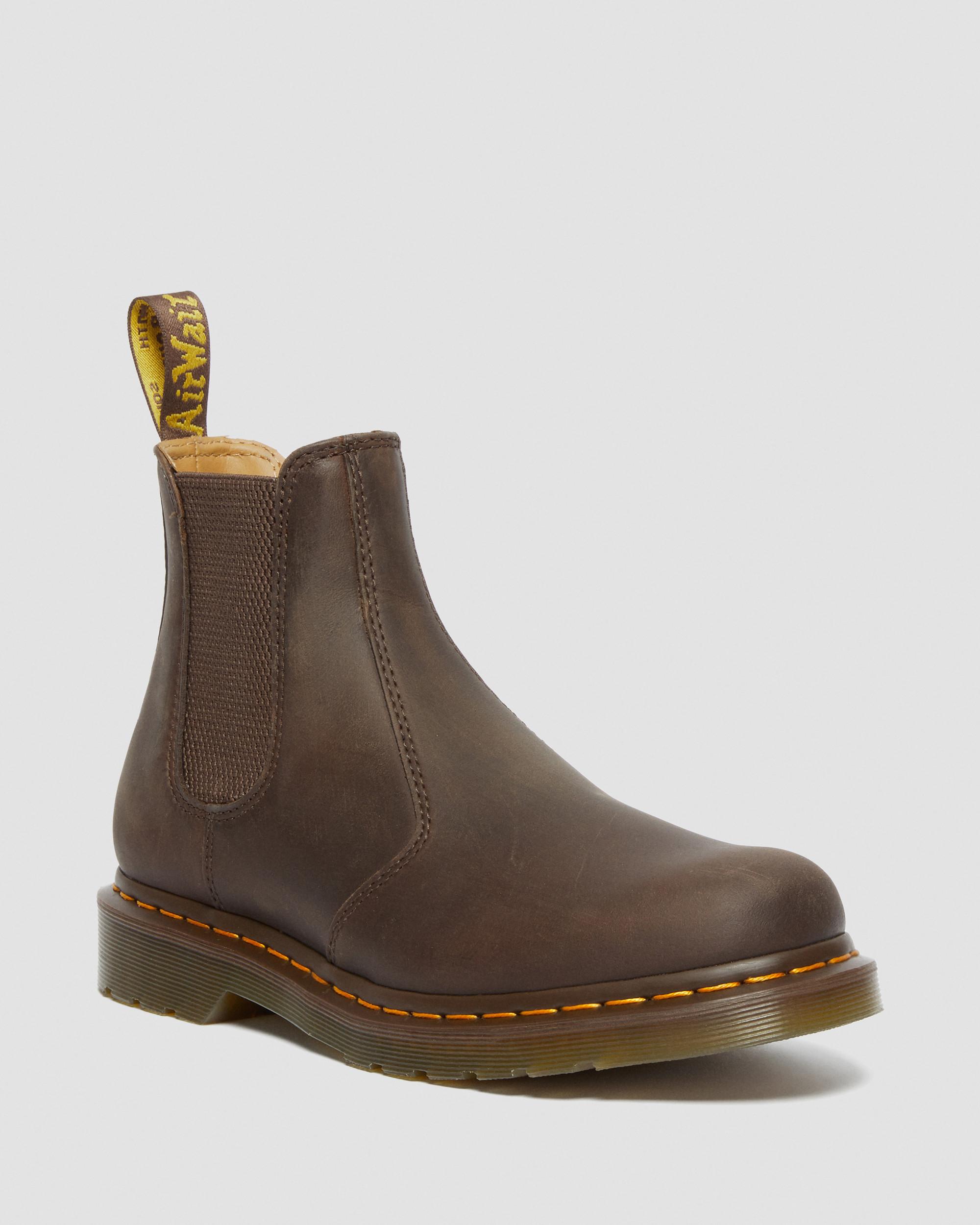 Botas Chelsea 2976 Yellow Stitch de cuero Crazy Horse