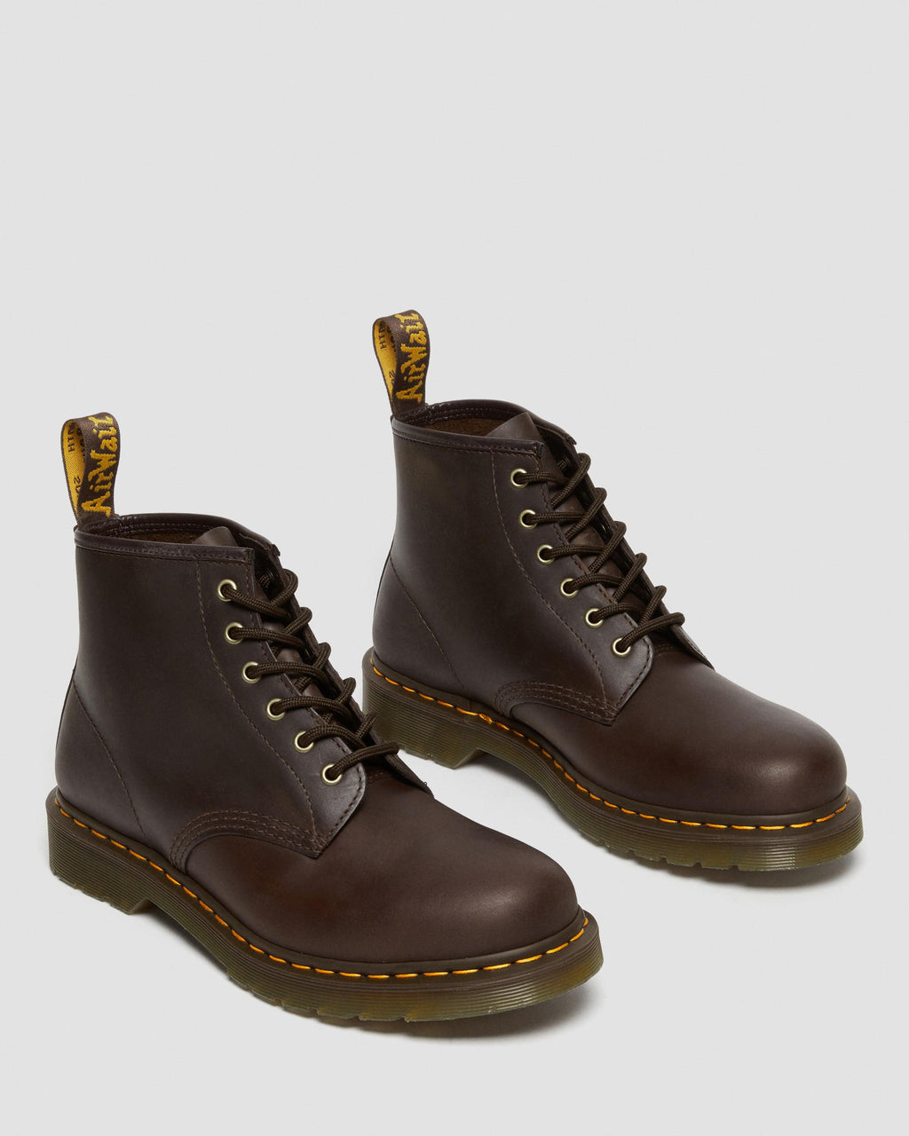 Botines 101 de cuero Crazy Horse Dr. Martens - vista superior