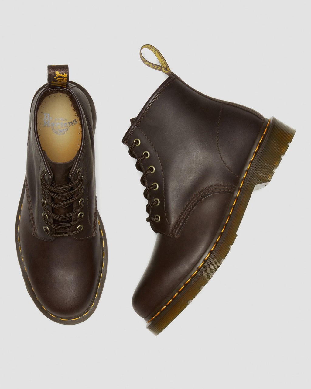 Botines 101 de cuero Crazy Horse Dr. Martens - imagen 9