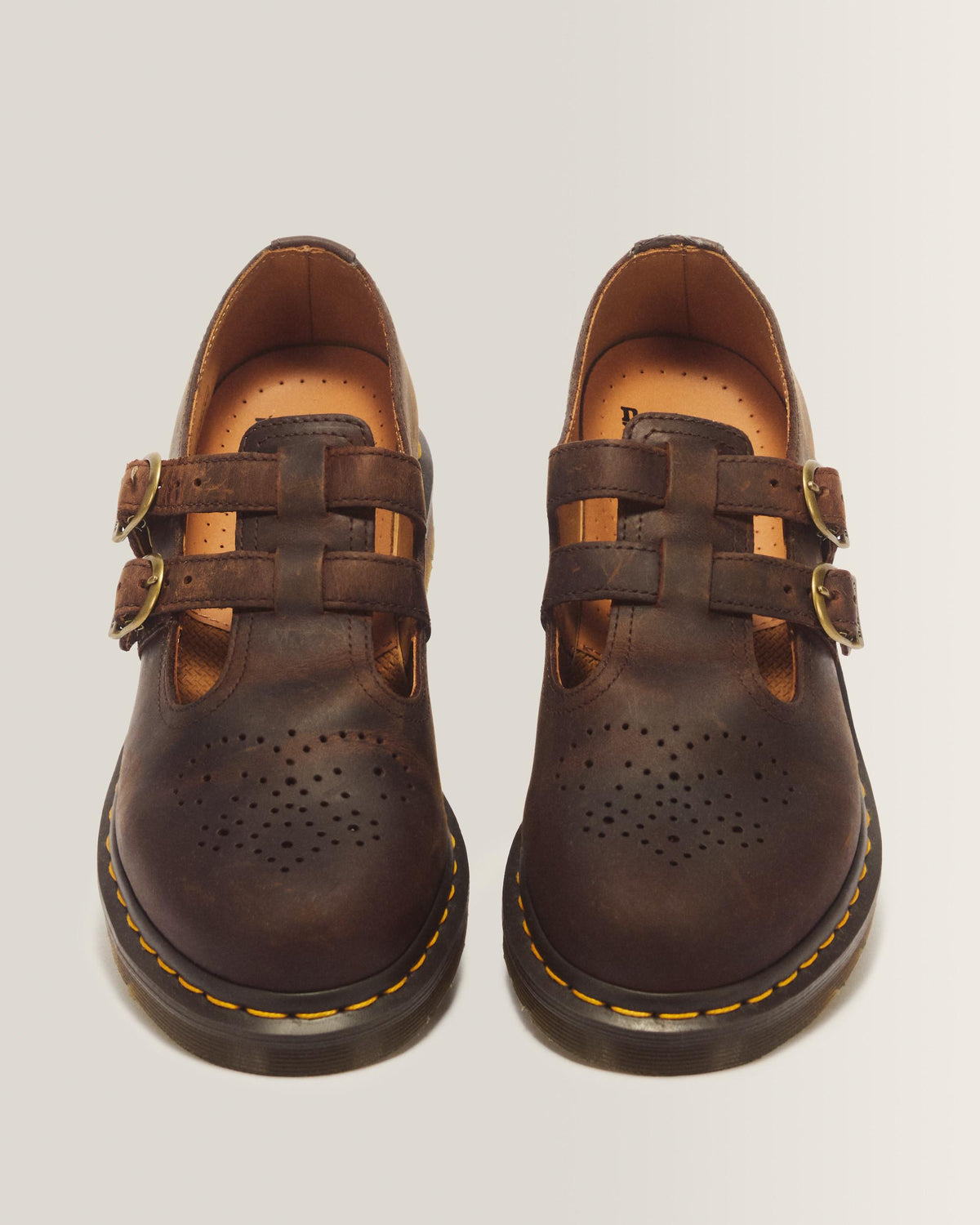 Merceditas 8065 de cuero Crazy Horse