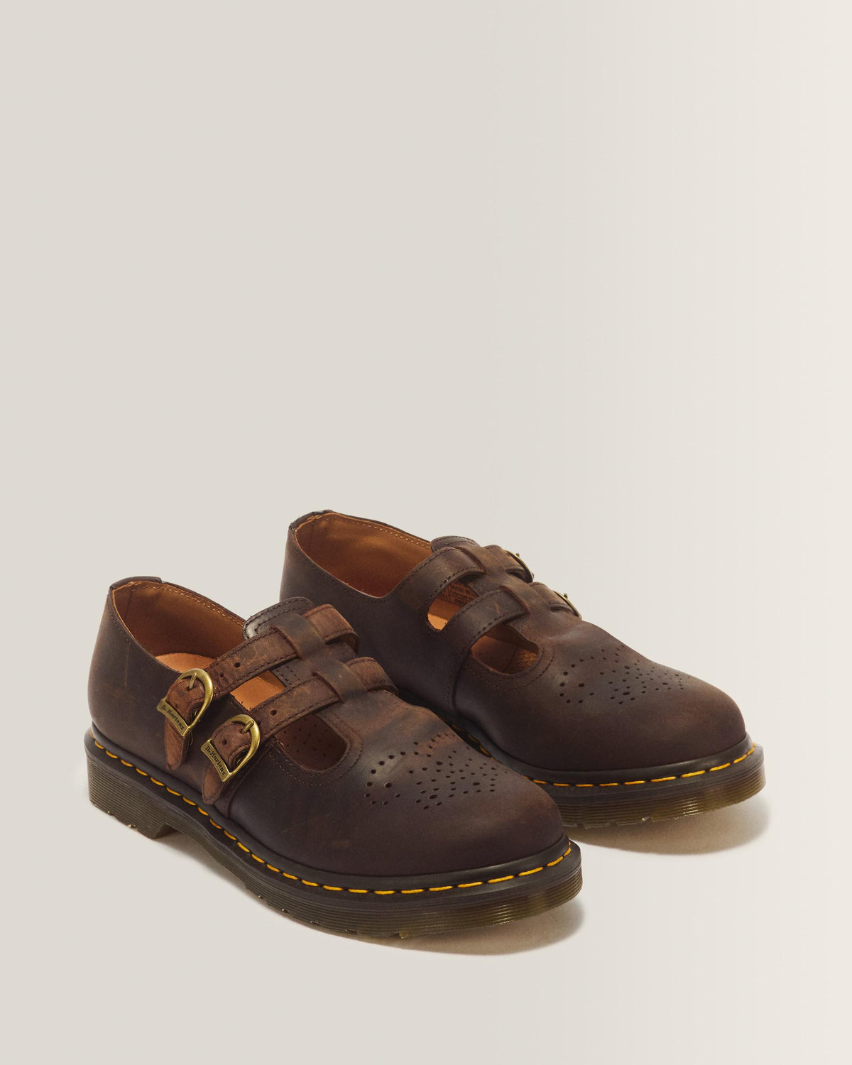 Merceditas 8065 de cuero Crazy Horse