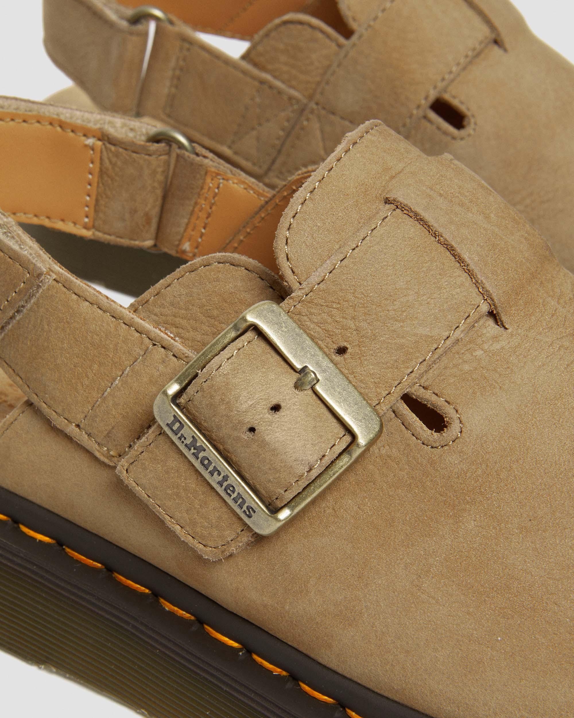 Zuecos Jorge II de cuero Tumbled Nubuck