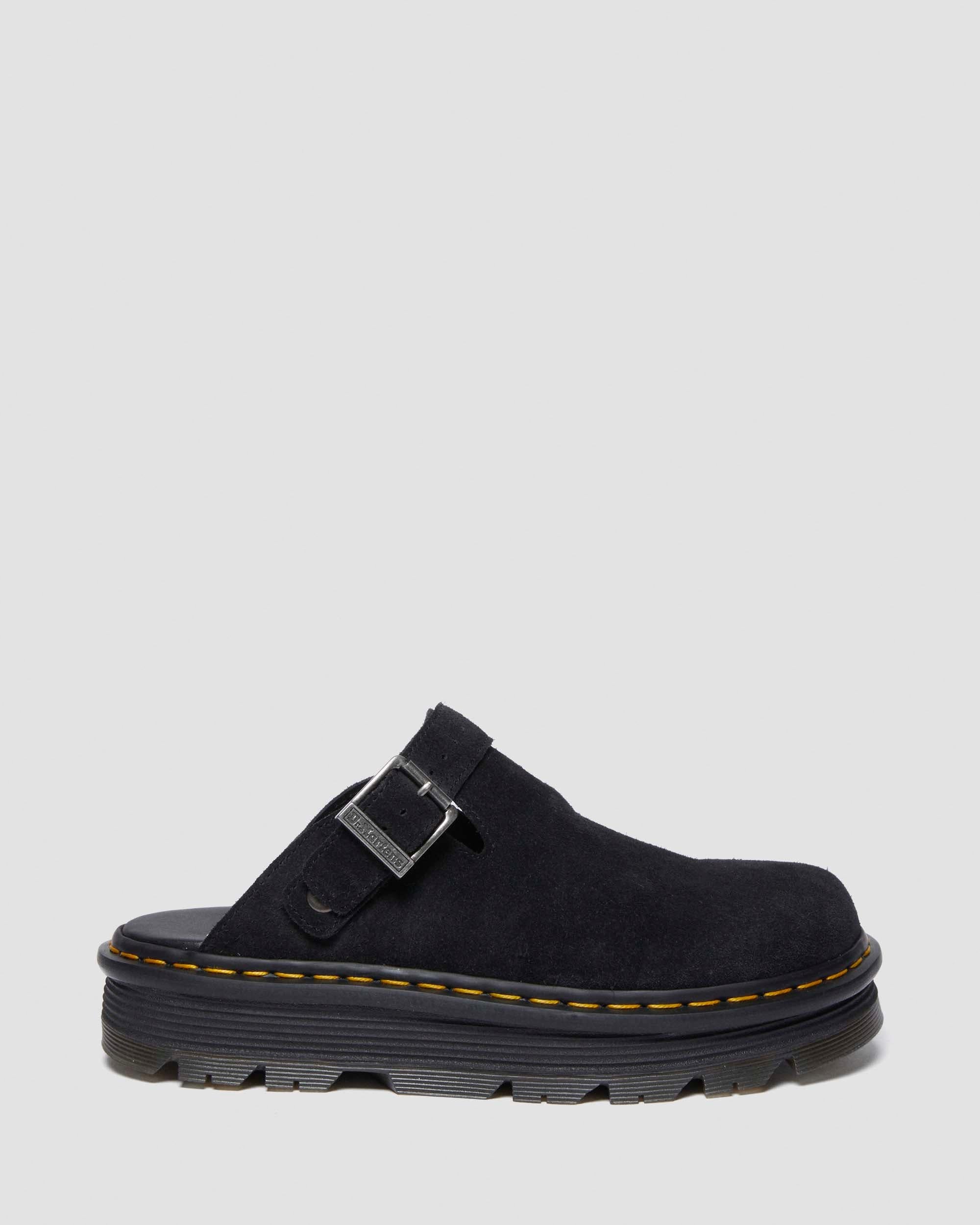 Zuecos informales con plataforma Zebzag de Gamuza Dr. Martens - imagen 7
