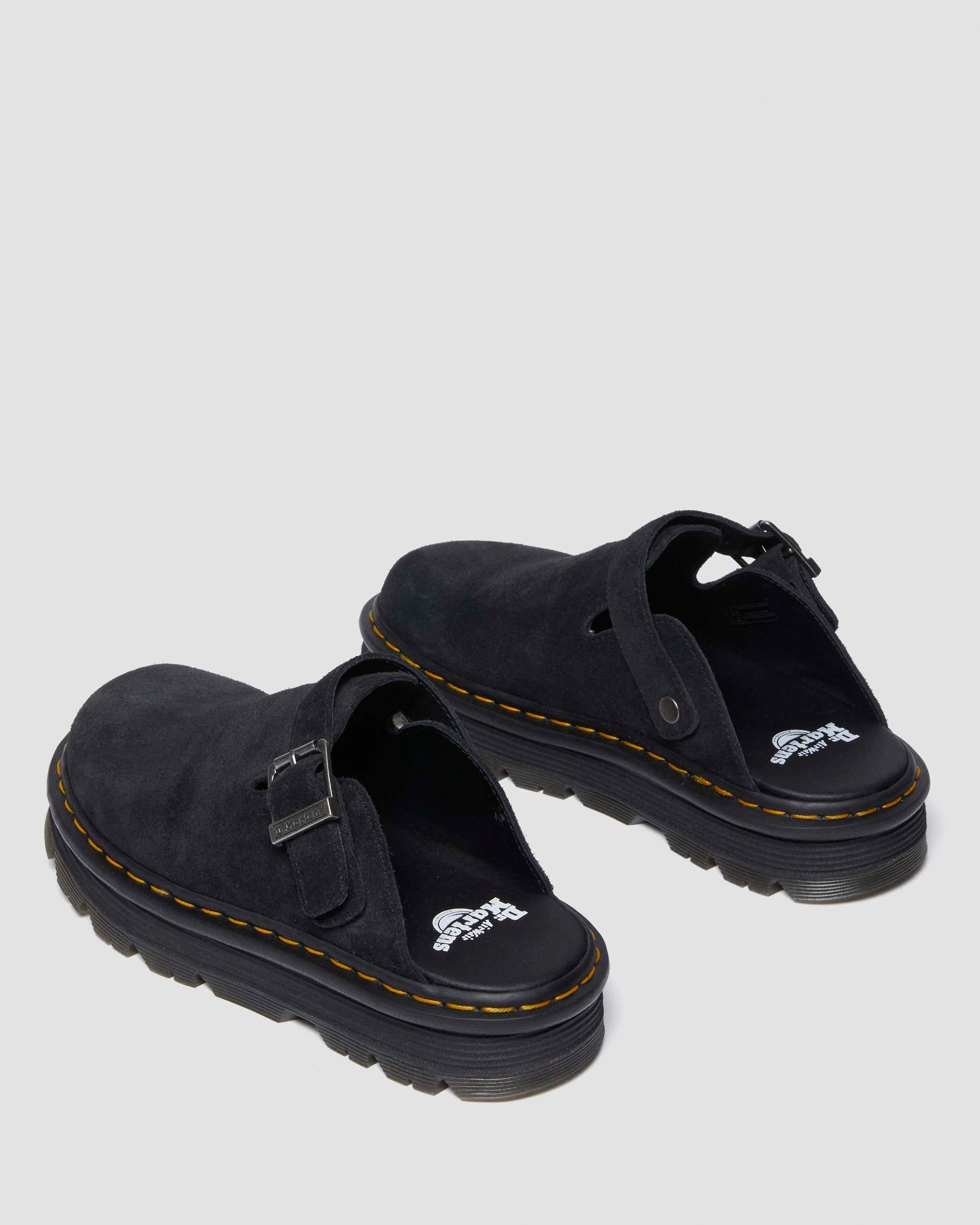 Zuecos informales con plataforma Zebzag de Gamuza Dr. Martens - imagen 6