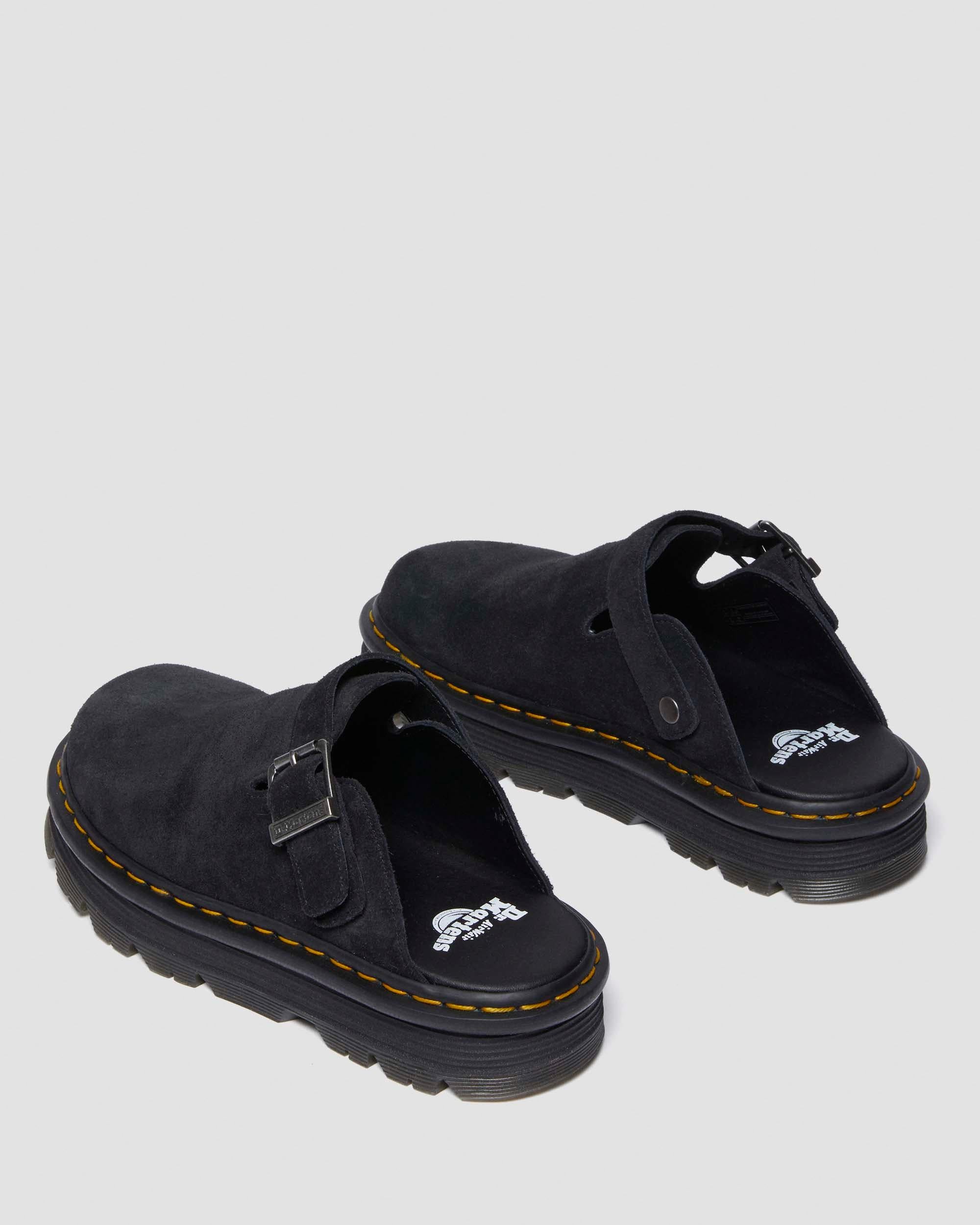 Zuecos informales con plataforma Zebzag de gamuza Dr. Martens - imagen 6