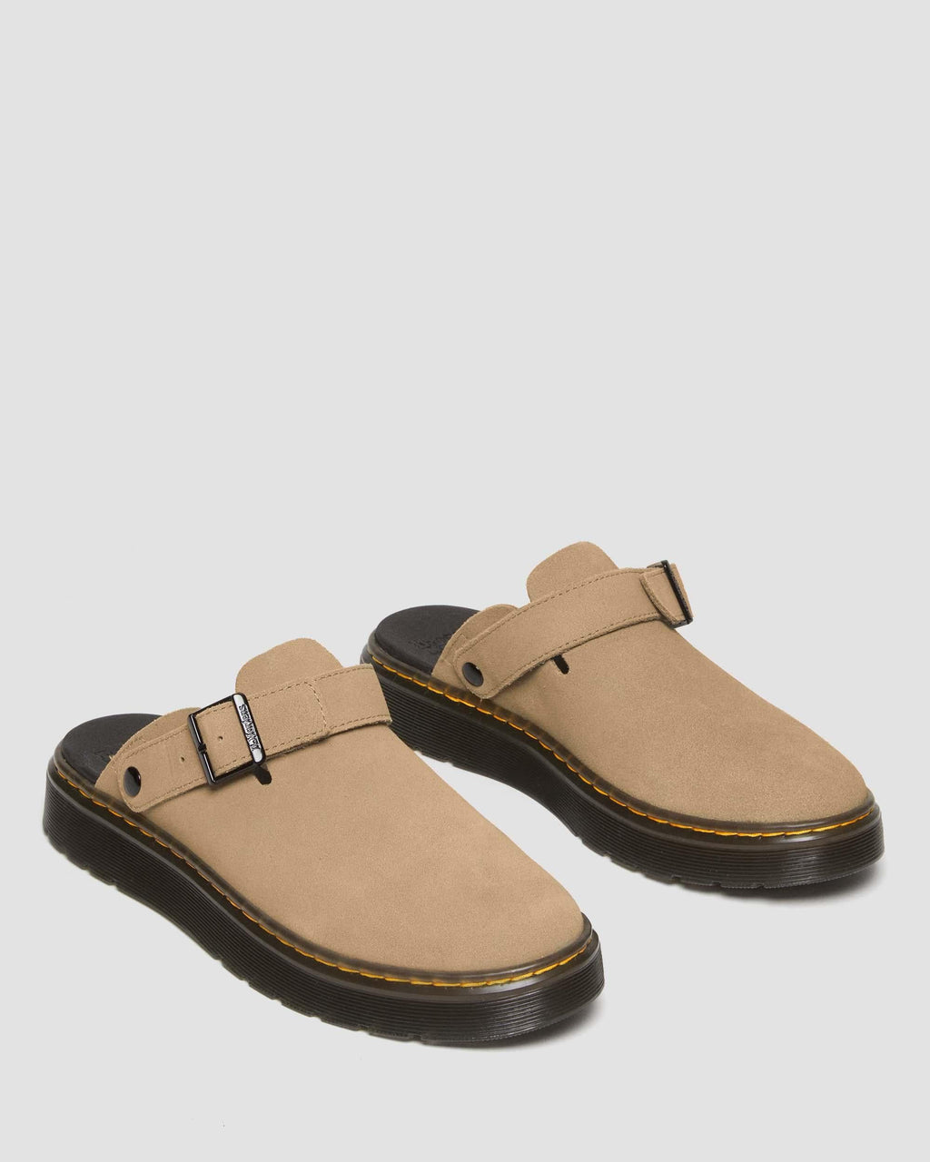 Zuecos Carlson de Gamuza Dr. Martens - vista superior