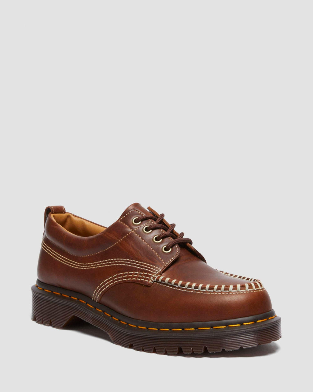 Zapatos Lowell Moc Toe de cuero