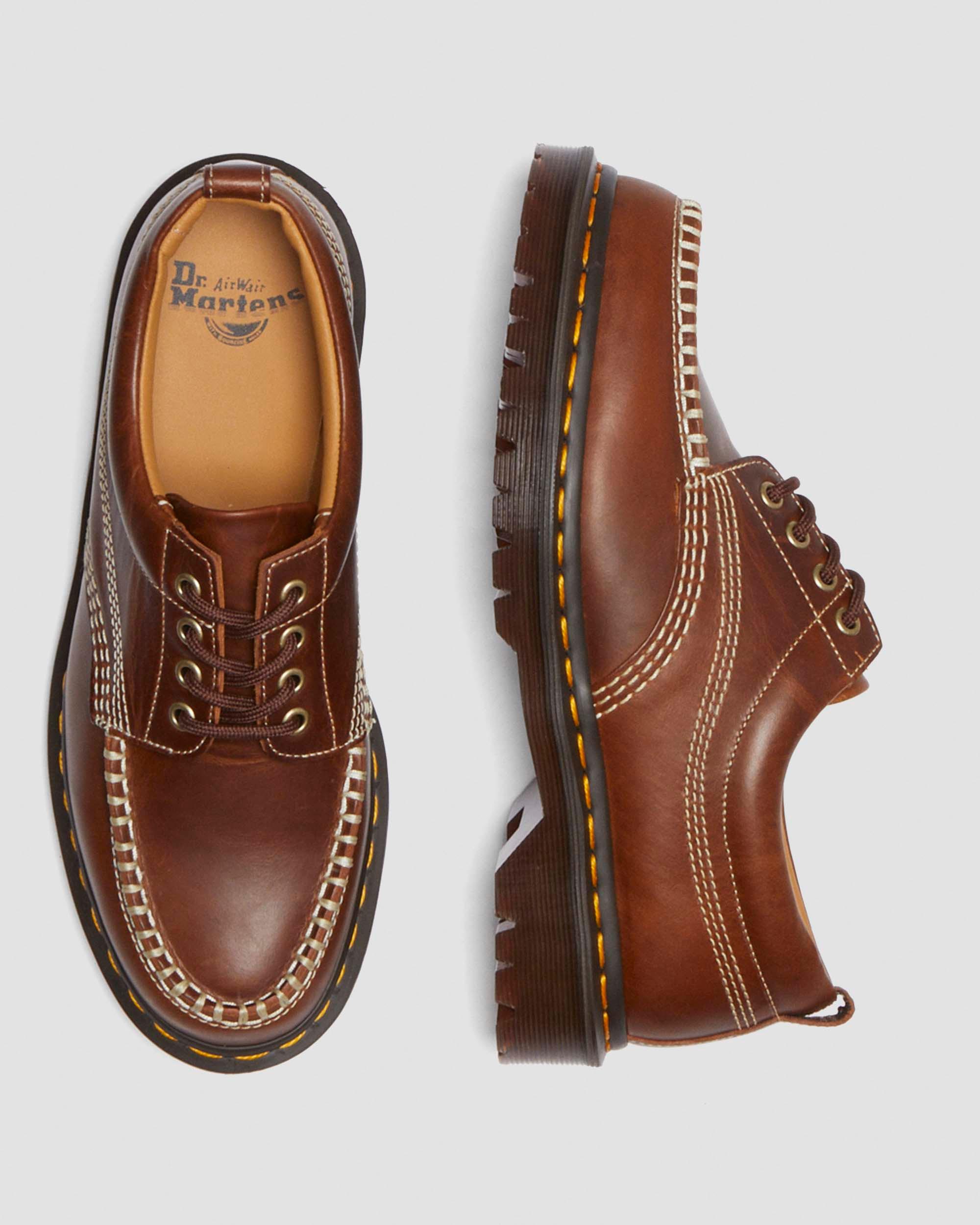 Zapatos Lowell Moc Toe de cuero