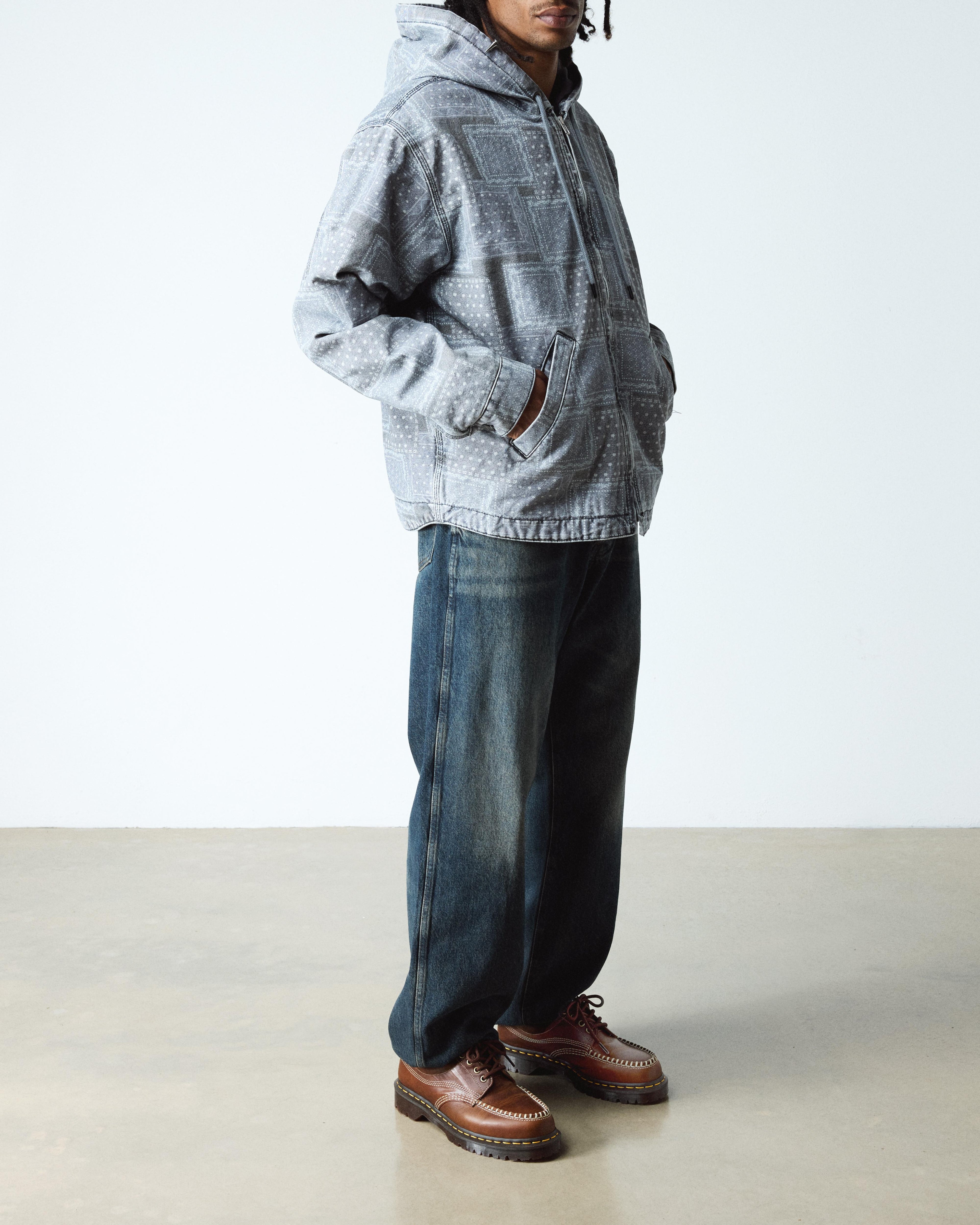 Zapatos Lowell Moc Toe de cuero