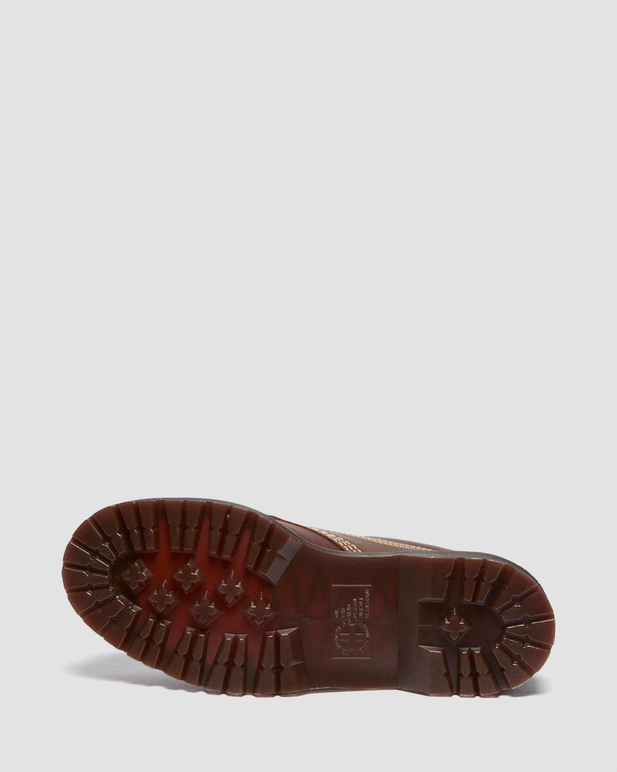 Zapatos Lowell Moc Toe de cuero