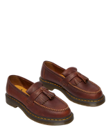 Mocasines Adrian Yellow Stitch de cuero Ambassador con borlas Cashew