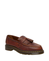 Mocasines Adrian Yellow Stitch de cuero Ambassador con borlas Cashew