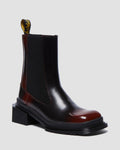 Botas Chelsea Maybole de cuero con puntera cuadrada Dr. Martens - vista frontal