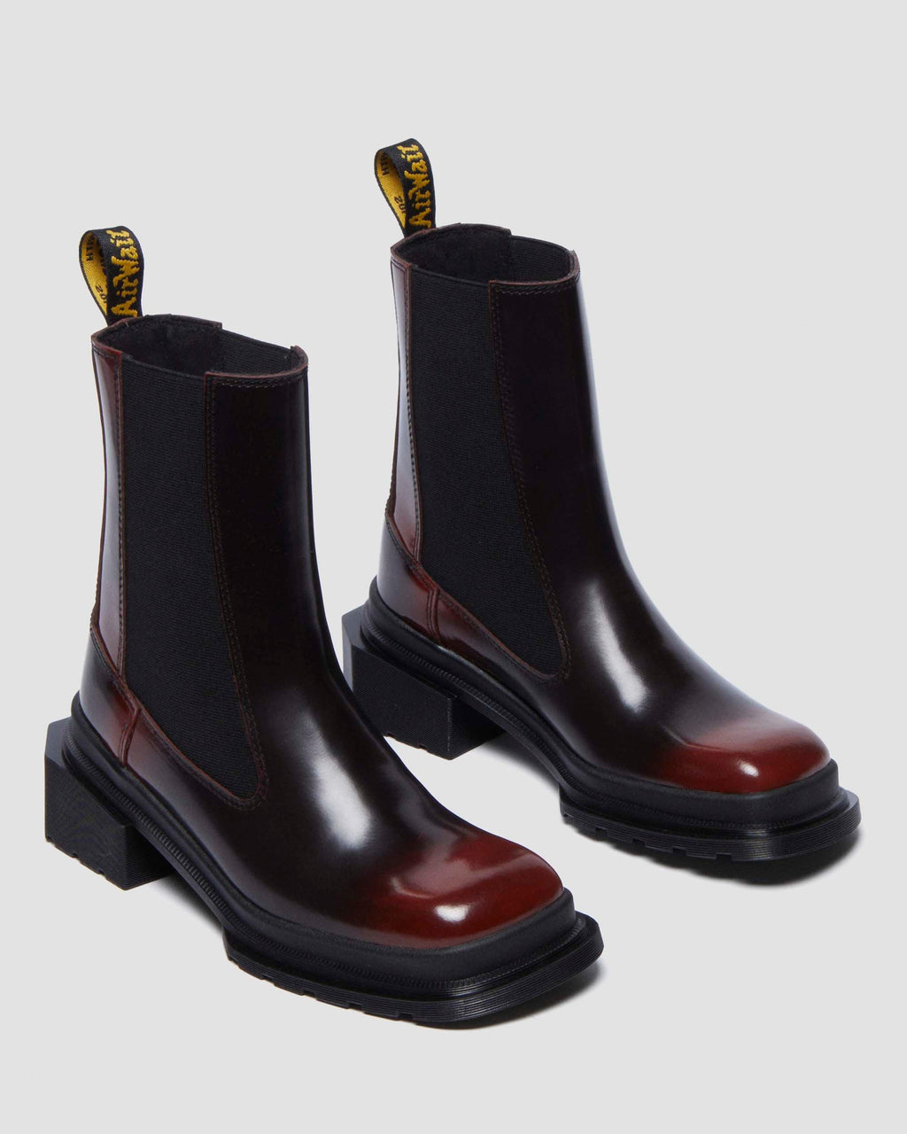 Botas Chelsea Maybole de cuero con puntera cuadrada Dr. Martens - vista superior