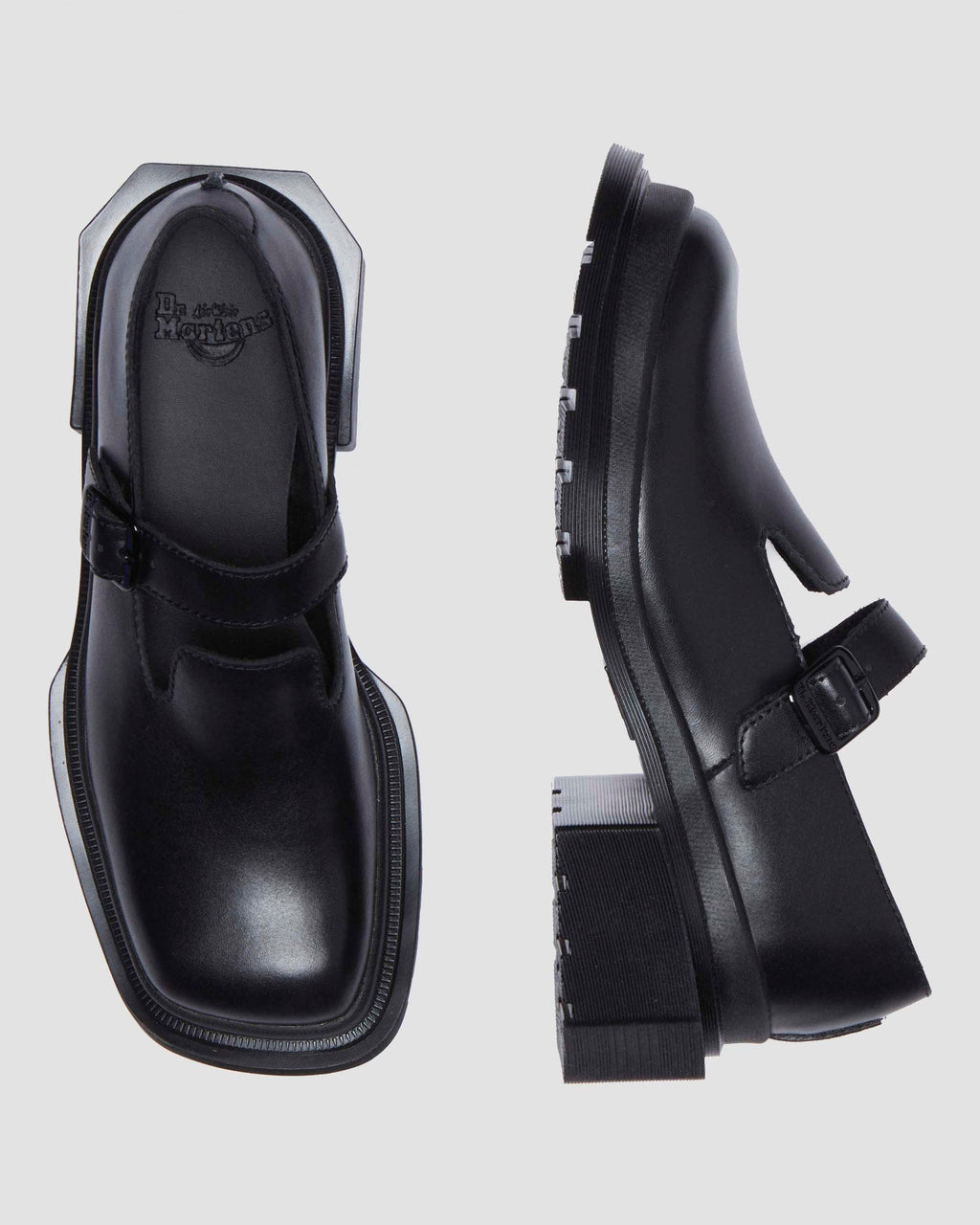 Merceditas Maybole de cuero con puntera cuadrada Dr. Martens - imagen 9