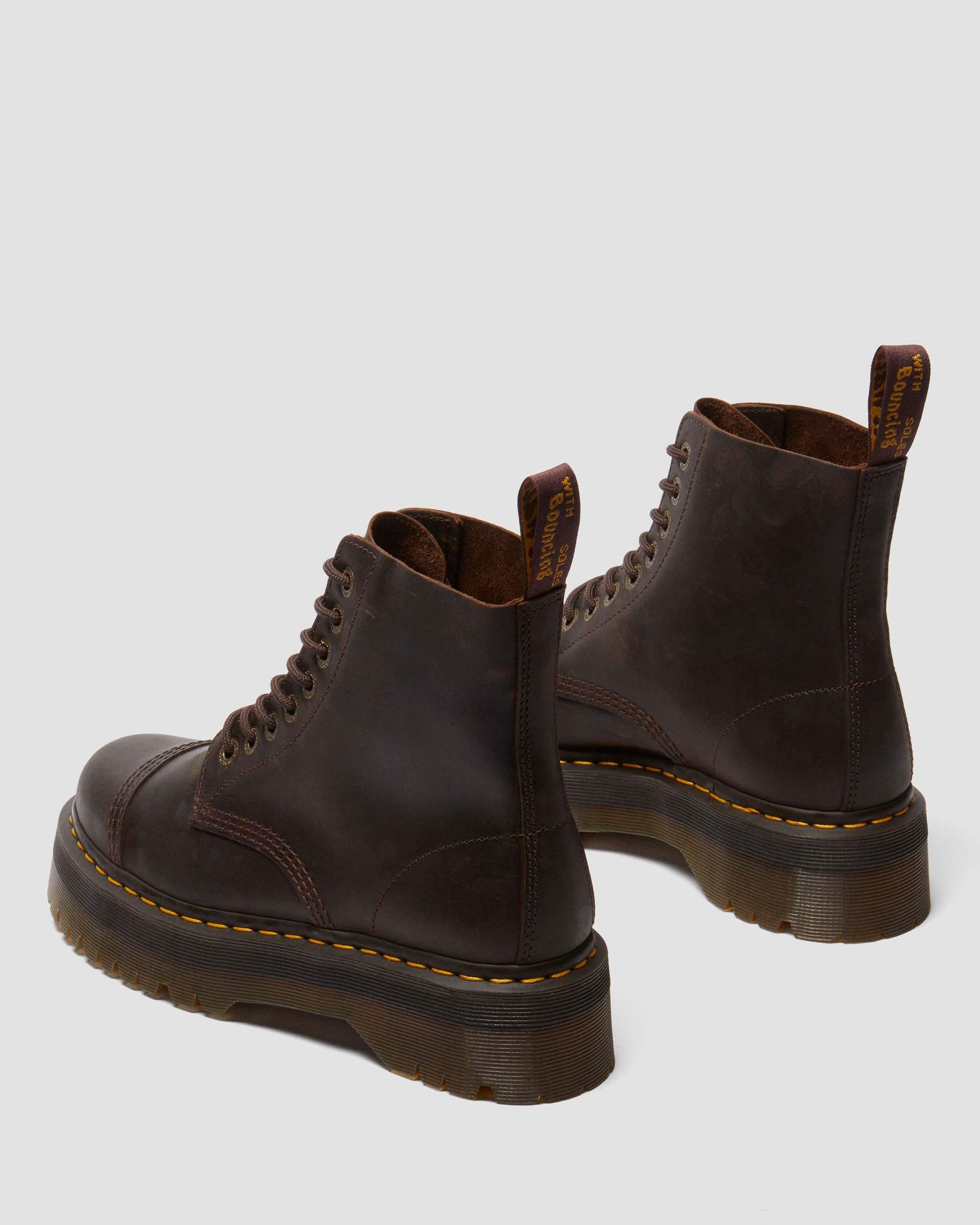 Botas con plataforma Sinclair de cuero Crazy Horse Dr. Martens - imagen 5