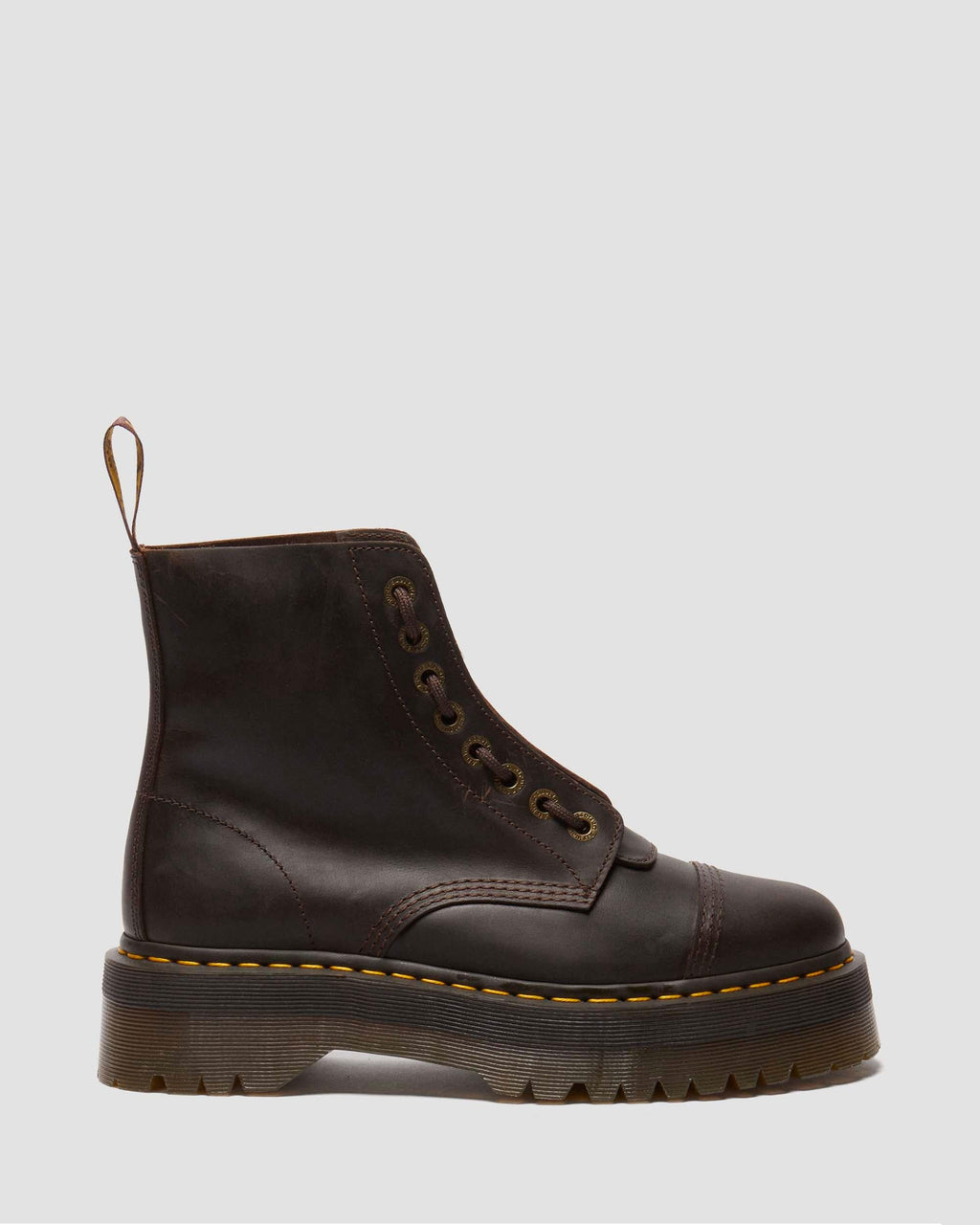 Botas con plataforma Sinclair de cuero Crazy Horse Dr. Martens - imagen 6