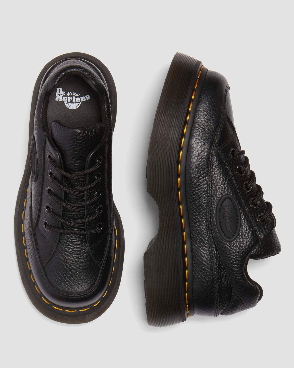 Zapatos Buzz de cuero Milled Nappa con 5 ojales